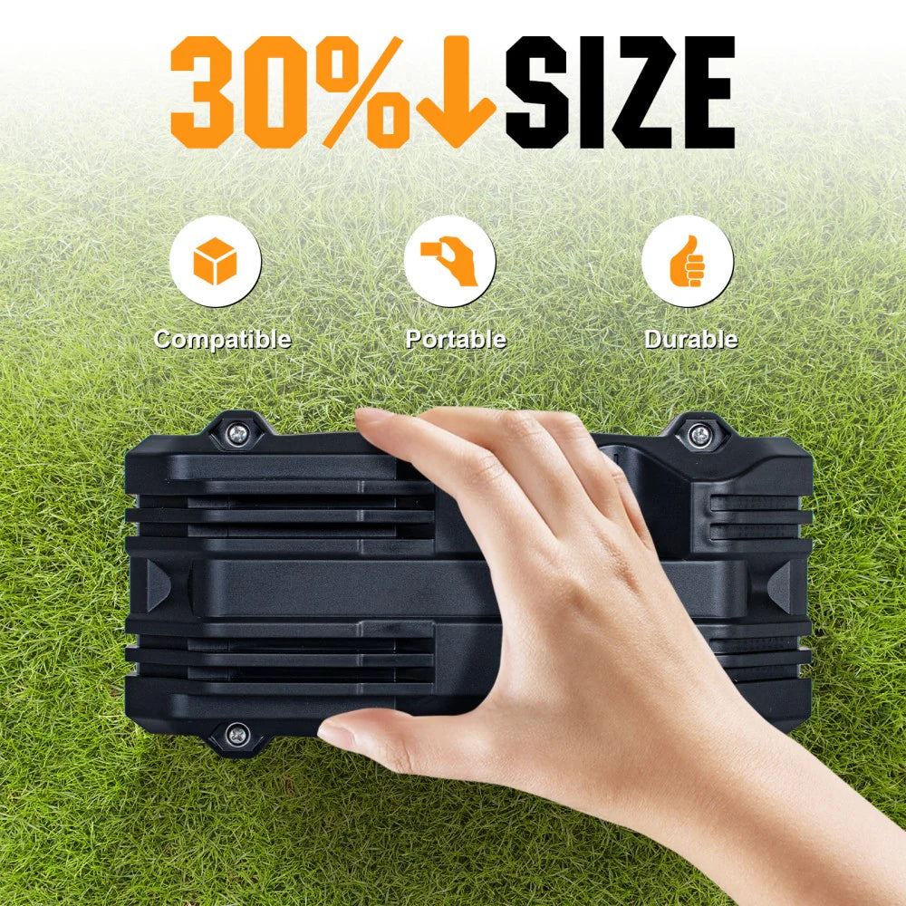 ECO WORTHY 12V 20Ah LiFePO4 Deep Cycle Rechargeable Battery - Portable Power for RV, Solar, Marine & Off-Grid Applications