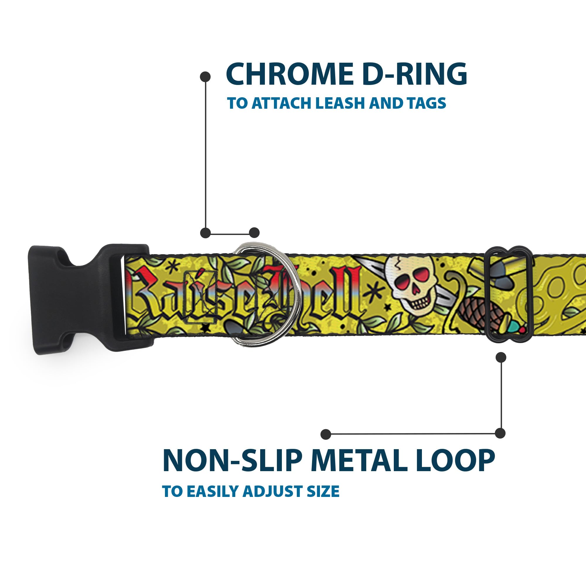 Buckle-Down Plastic Clip Dog Collar - 1