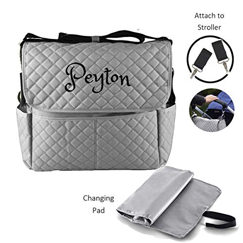 Personalized Large Diaper Backpack - Stylish Tote & Messenger Shoulder Bag for Moms | Perfect for Baby Essentials, Travel & Everyday Use