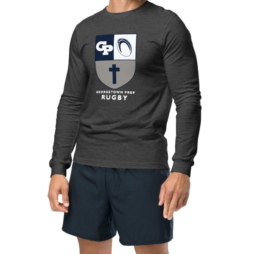 Georgetown Prep Rugby Long Sleeve Social T-Shirt - Comfortable & Stylish for School Events, Games & Casual Wear