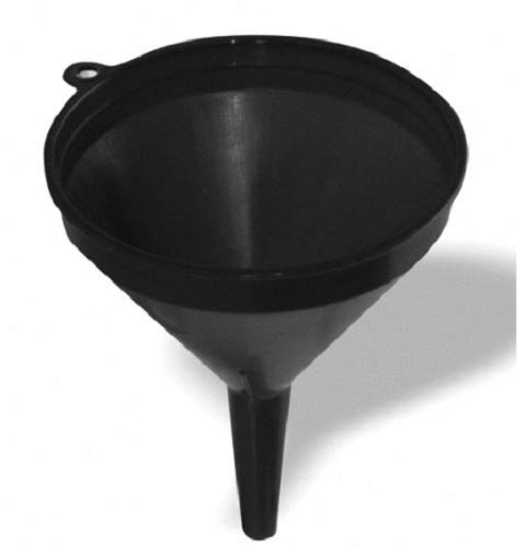 Wirth Co. - 32020-2 OZ. Black Polypropylene Funnel - Pack of 5 - Ideal for Kitchen, Garage, Lab & DIY Projects