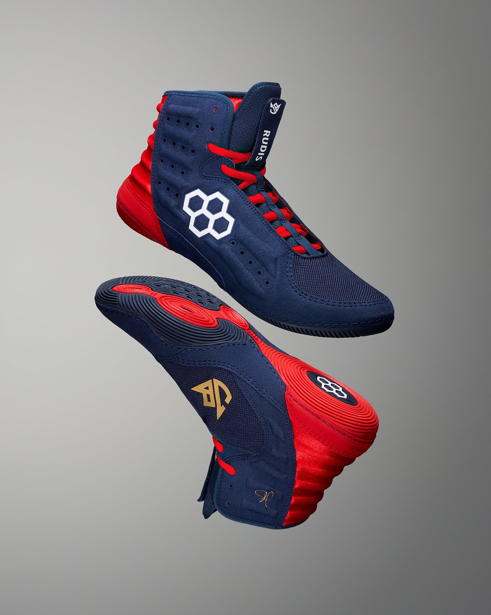 RUDIS JB Ultra Adult Wrestling Shoes - Lightweight & Breathable for High Performance - Perfect for Training, Competition & MMA Fighting
