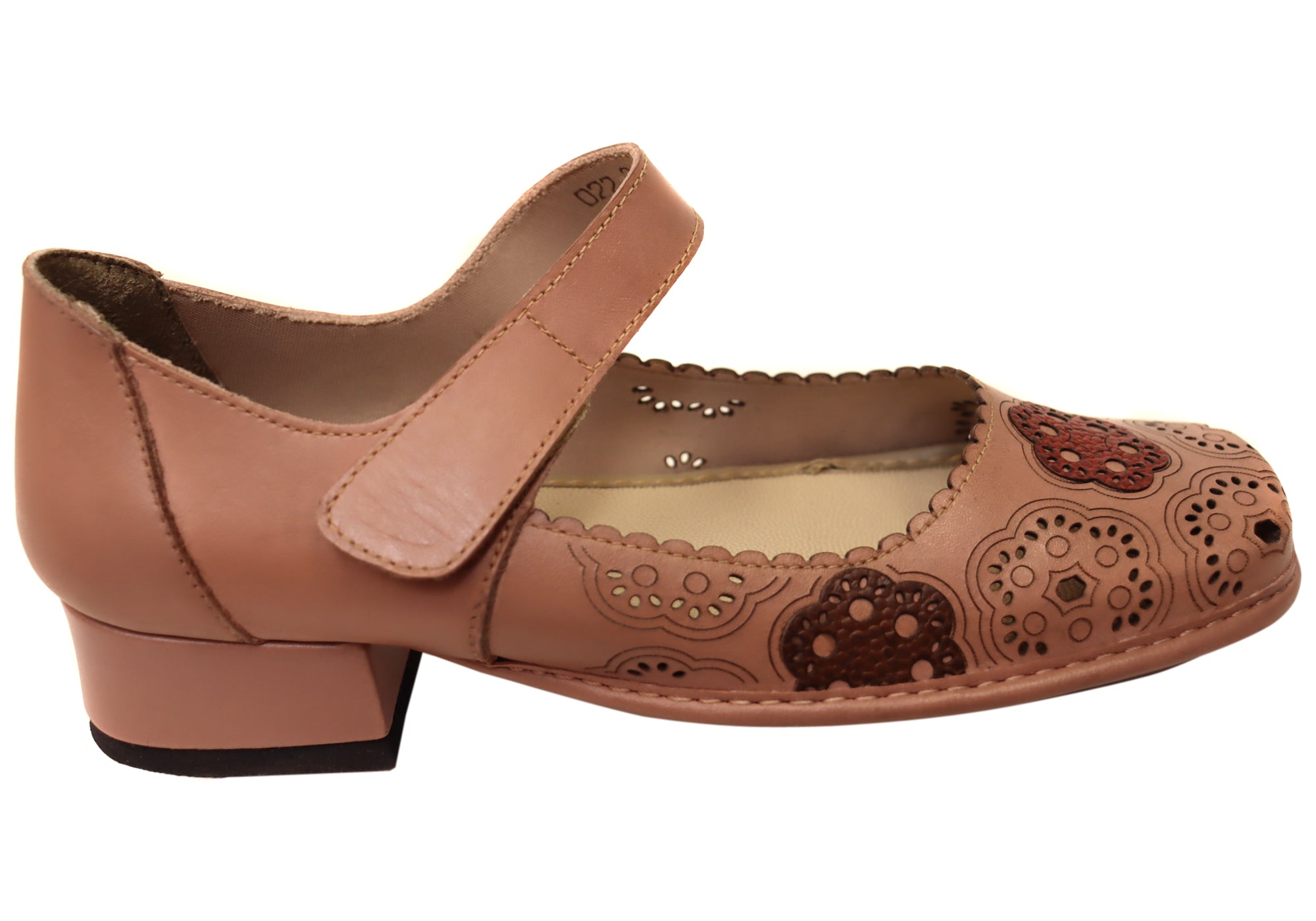 J Gean Creation Women's Comfortable Brazilian Leather Low Heel Shoes - Elegant & Supportive for Work, Party & Daily Wear