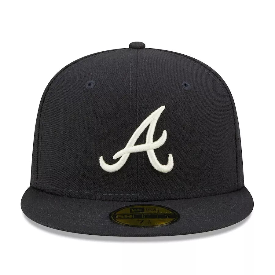 Atlanta Braves Citrus Pop Fitted Hat - Official MLB Baseball Cap for Men & Women - Adjustable Snapback Style - Perfect for Games, Tailgating & Fan Gear Collection