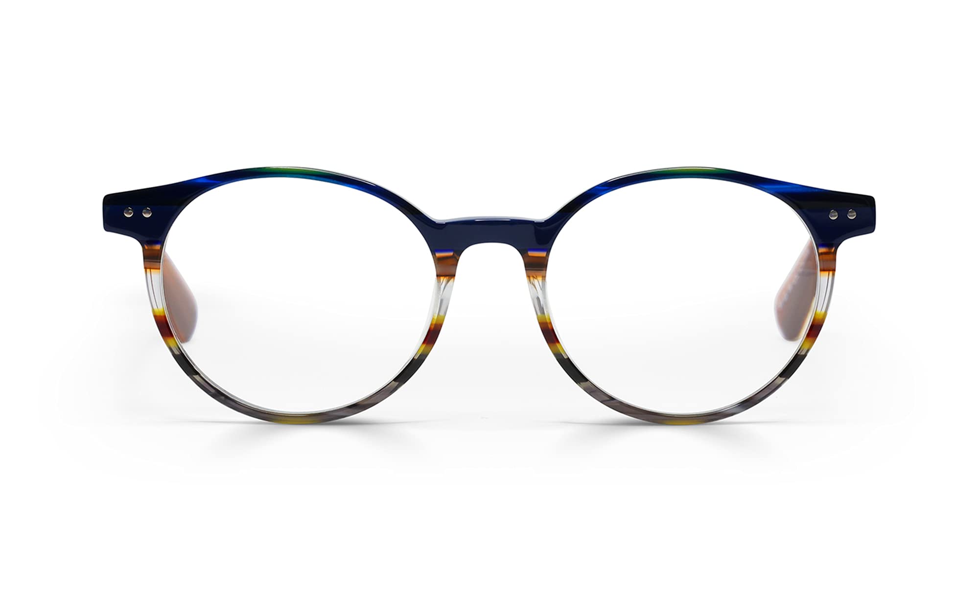 eyebobs Case Closed Premium Reading Glasses for Men & Women - Round Lightweight Eyewear Frames for Average Faces | Computer Use, Reading, Office Work, Gift Idea