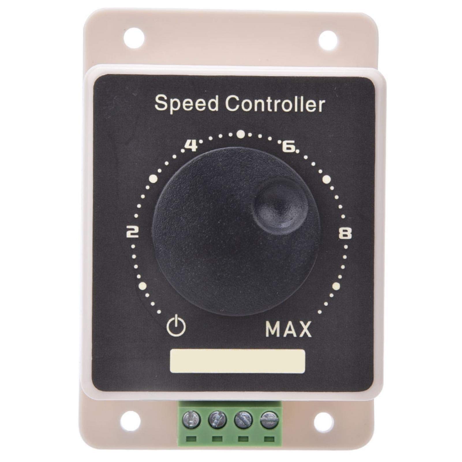 Oumefar 10-60V 20A PWM DC Motor Speed Controller - Waterproof Variable Speed Regulator with Rotary Switch for Power Tools, Industrial Equipment & DIY Projects