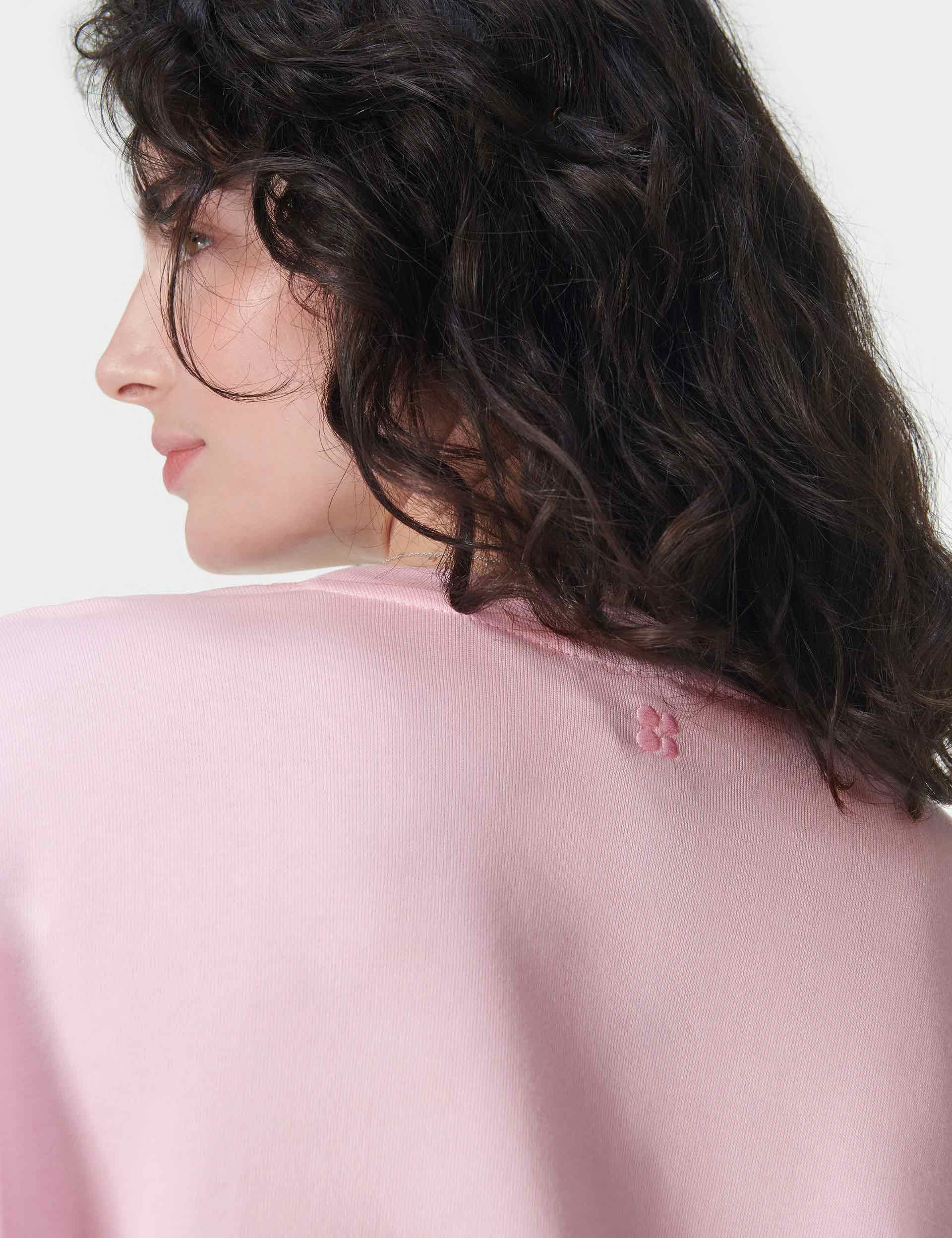 After Class Longline Sweatshirt for Women - Soft Oversized Pullover Hoodie in Nerine Pink | Casual Loungewear, Streetwear Fashion & Cozy Outfit for College, Yoga or Weekend Relaxation