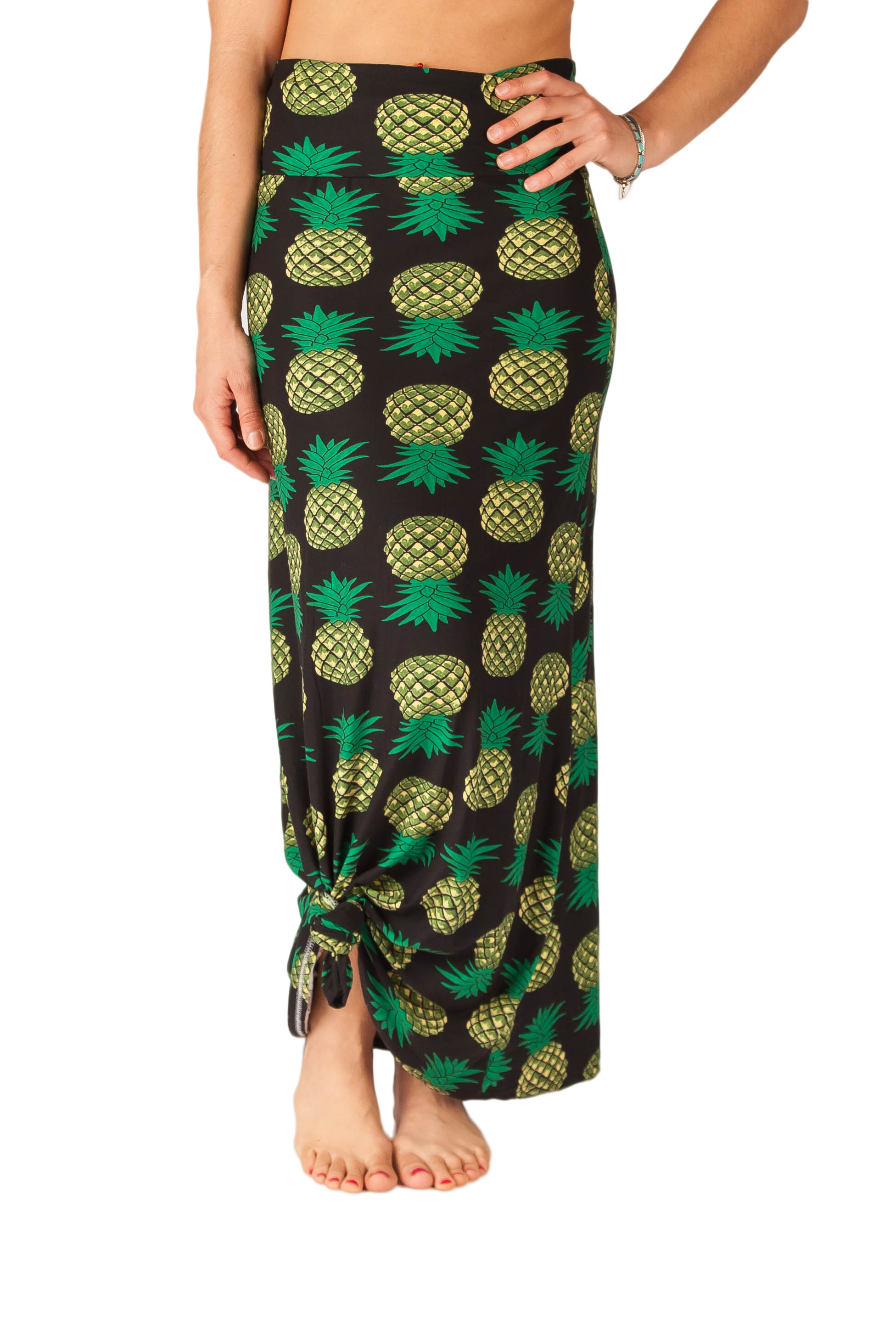 Aloha MAXI SKIRT - Floral Print Long Summer Skirt for Women | Beach Vacation, Luau Party, Casual Outfit