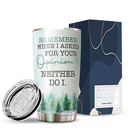 Your Opinion Tumbler