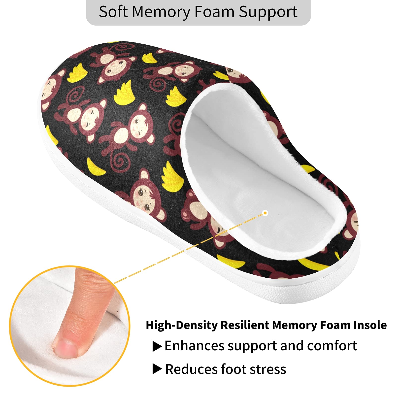 Non-Slip House Slippers for Men & Women - Comfortable Indoor/Outdoor Home Shoes for Bedroom, Travel & Relaxation