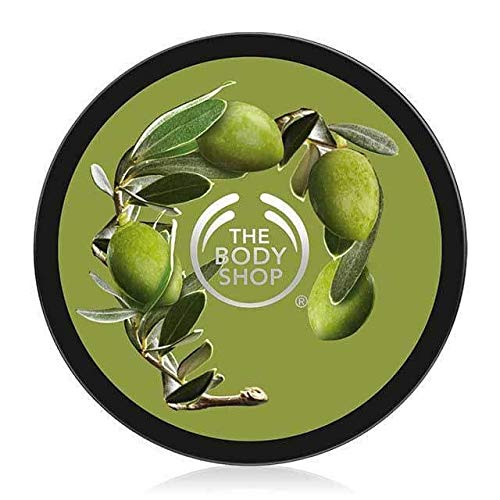 The Body Shop Olive Exfoliating Cream Body Scrub 250ml (8.6 oz) - Deep Exfoliation for Smooth, Glowing Skin - Perfect for Dry Skin & Pre-Shave Prep