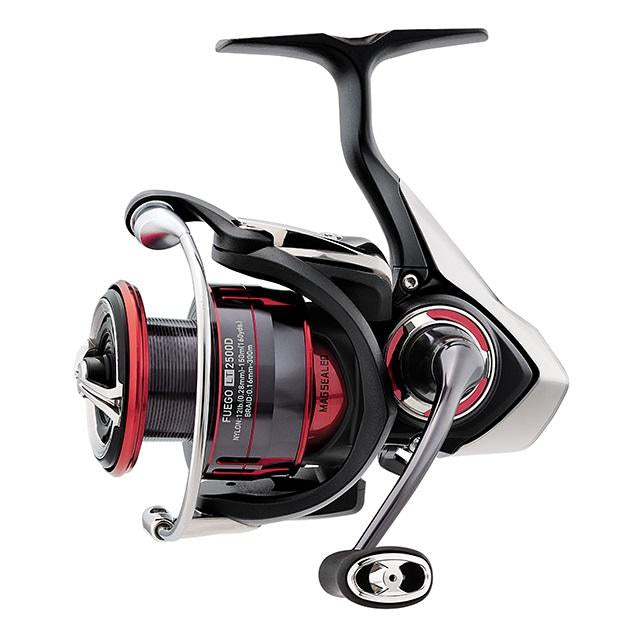 Daiwa Fuego LT Spinning Reel - Lightweight Fishing Reel for Freshwater & Saltwater - Perfect for Bass, Trout, and Inshore Fishing