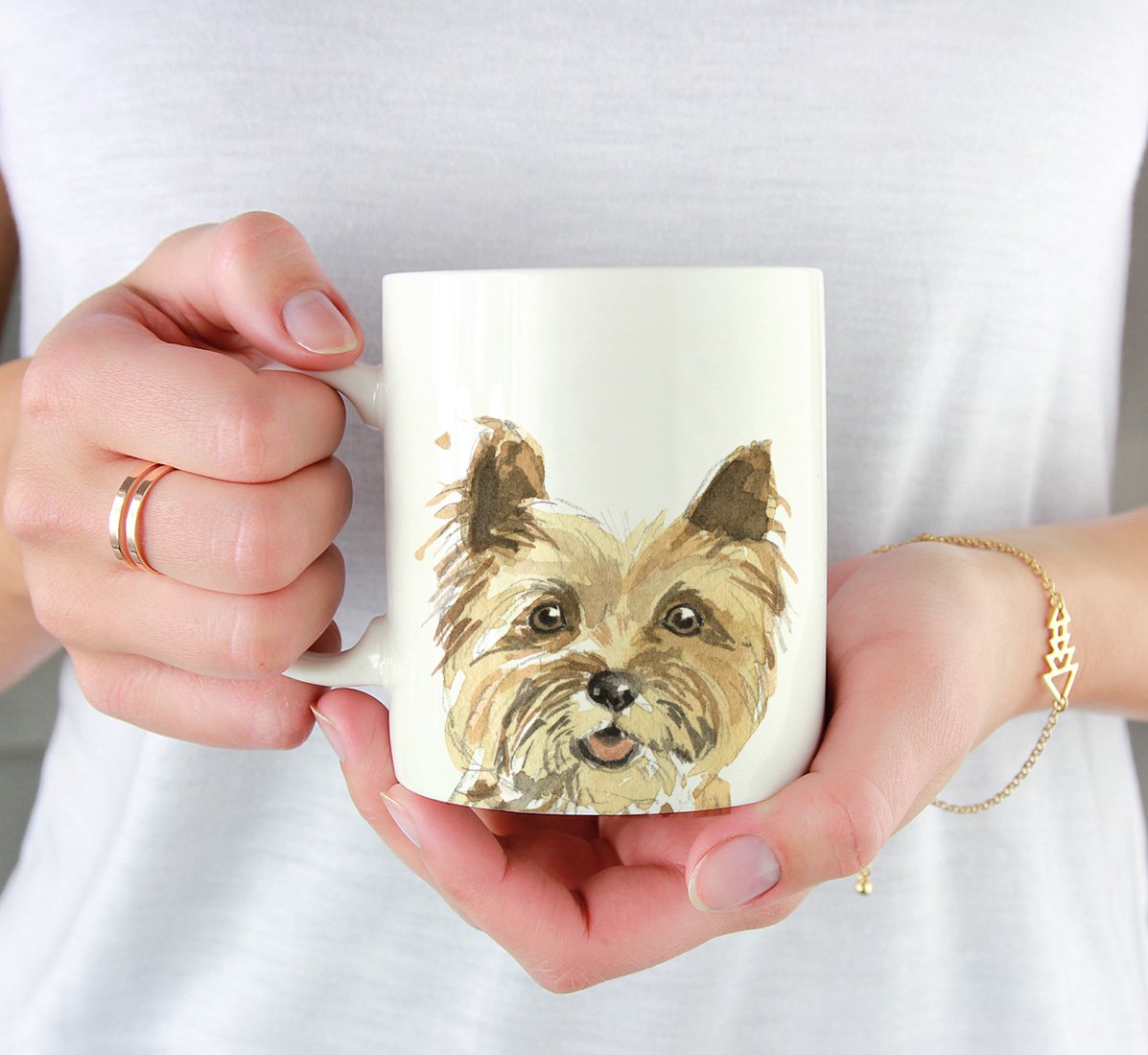 Andaz Press 11oz Dog Coffee Mug - Cairn Terrier Design, Ceramic Pet Lover Gift for Women & Family (1-Pack) - Perfect for Birthday, Christmas & Daily Coffee Use at Home or Office