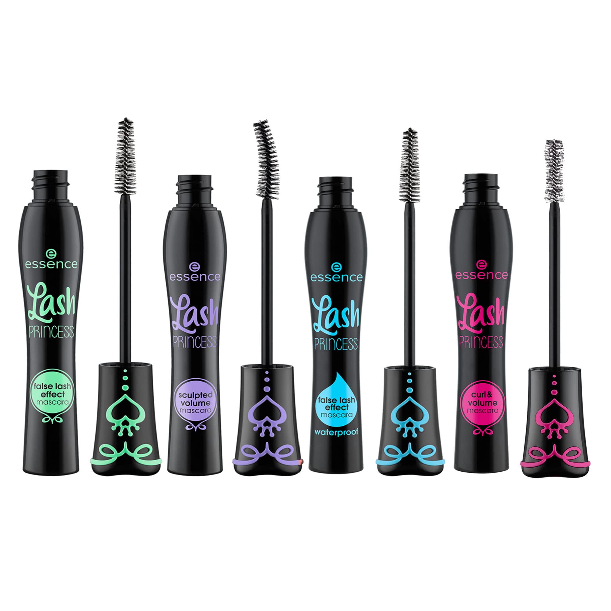 Lash Princess False Lash Effect Mascara & Waterproof Mascara Bundle - Volumizing, Lengthening & Curling Mascara Set for Dramatic Lashes - Perfect for Weddings, Parties & Everyday Glam