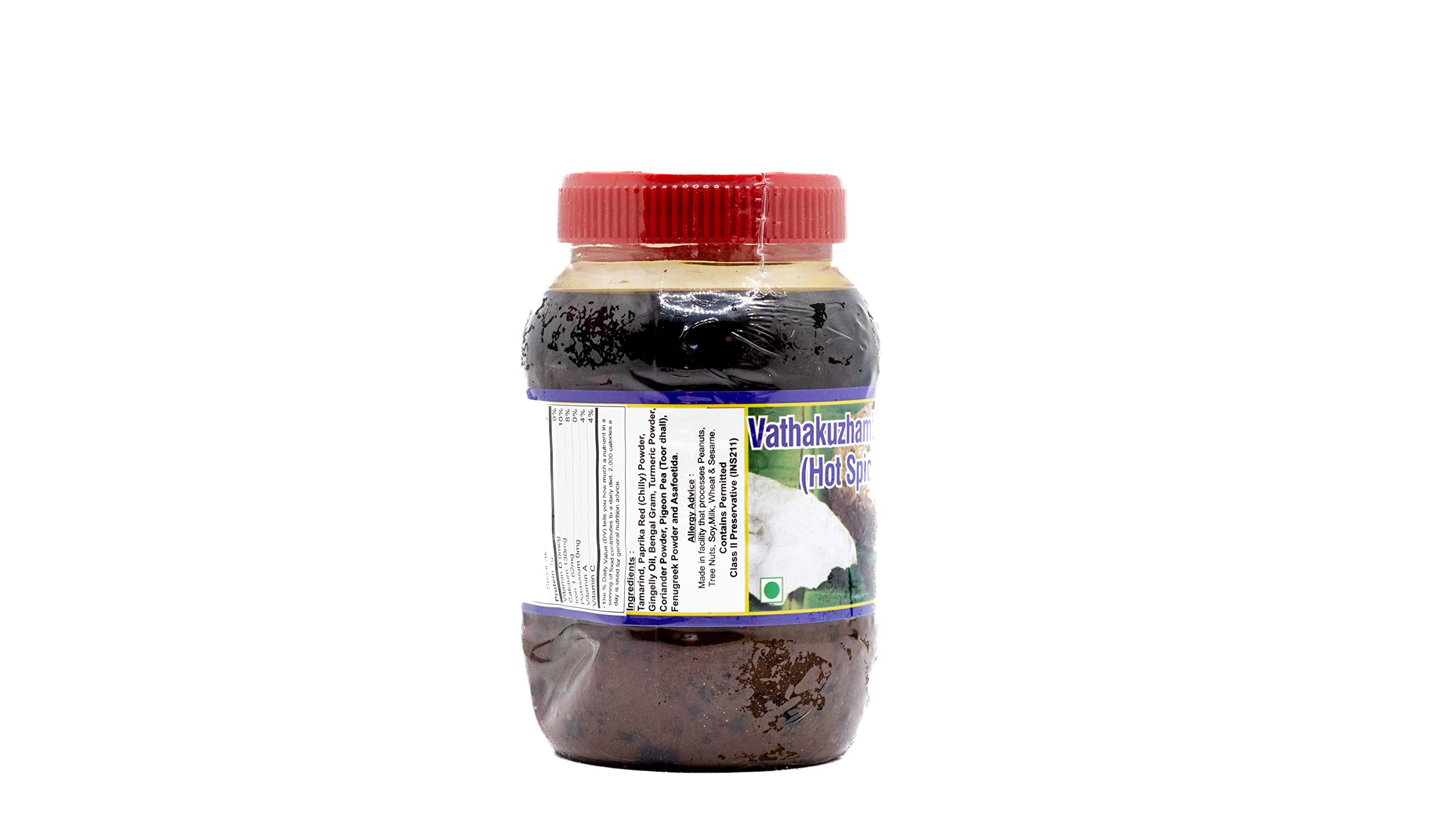 Grand Sweets & Snacks (GSS) Vathakuzhambu Thokku - Authentic South Indian Spicy Pickle (2 Pack, 500g Each) | Perfect for Rice, Dosa & Indian Meals