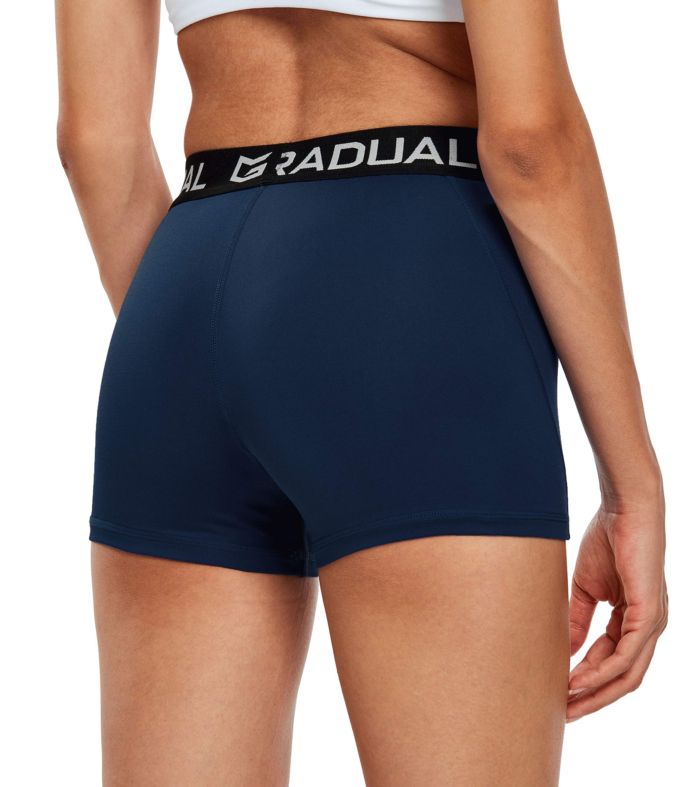 Women's Spandex Compression Volleyball Shorts 3