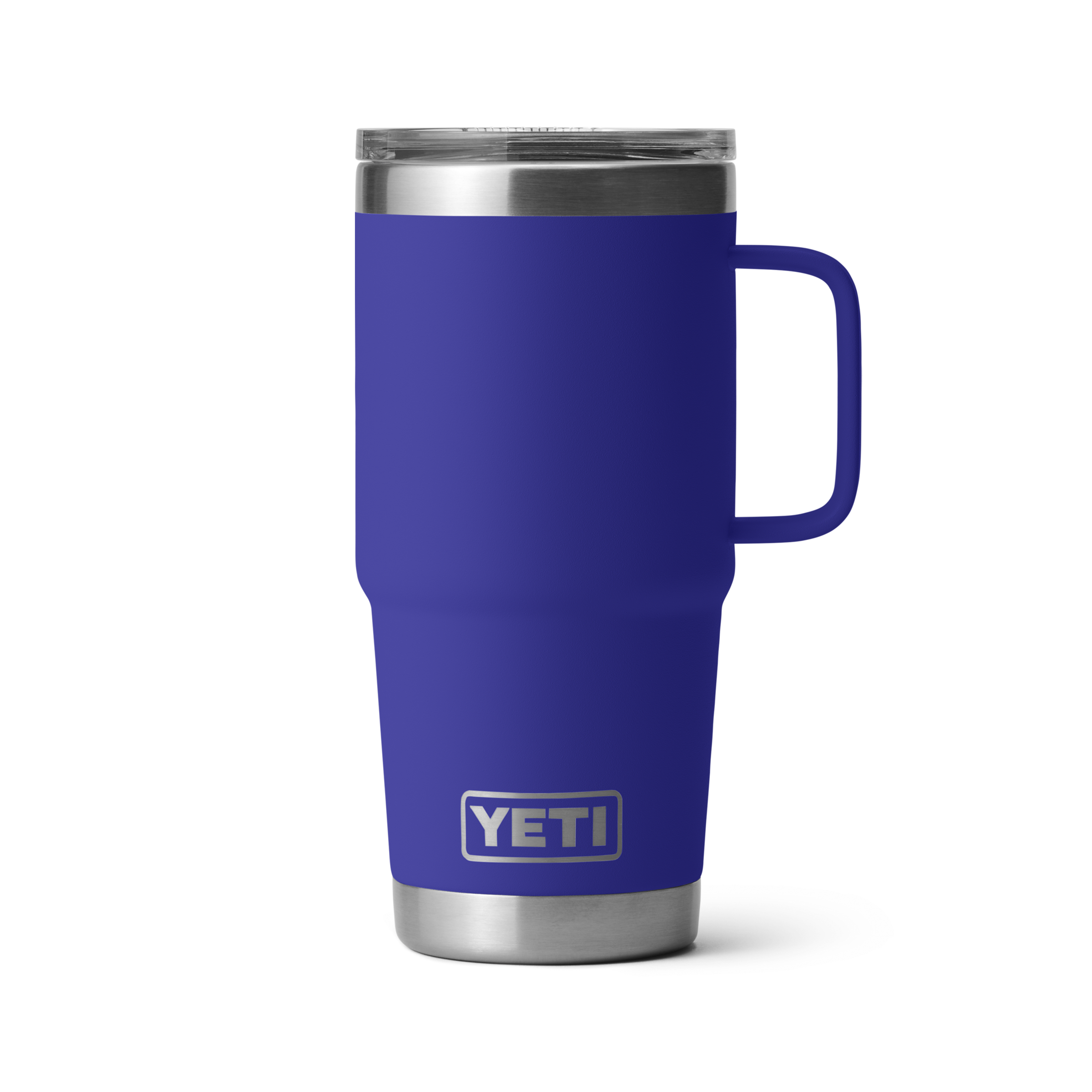 Yeti Rambler 20 oz Stainless Steel Travel Mug with Lid - Vacuum Insulated, Leak Proof, BPA Free - Perfect for Coffee, Tea & Hot/Cold Beverages - Ideal for Commuting, Camping & Outdoor Adventures (Offshore Blue)