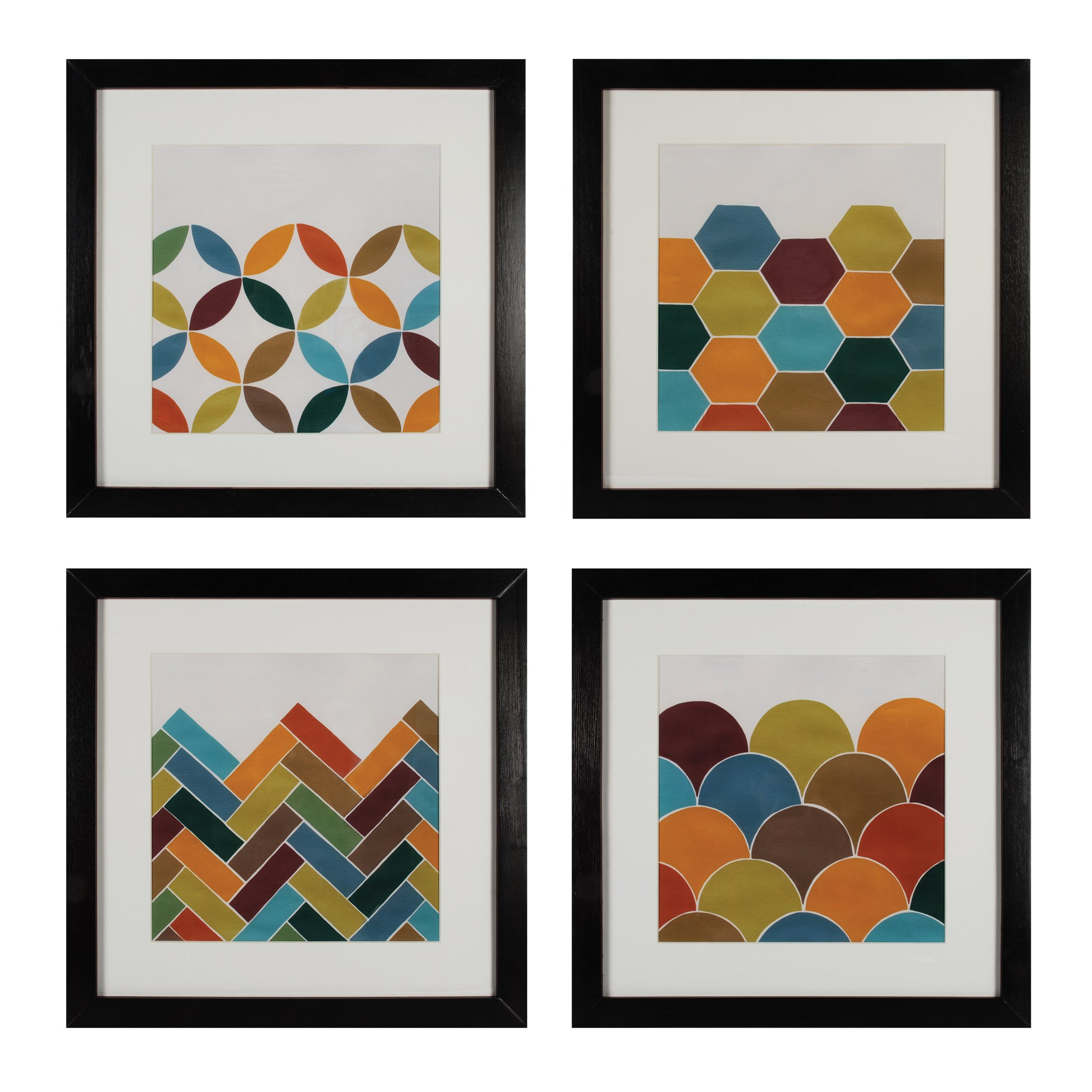 Custom Geometric I IV Puzzle Set - 10234-S4 - Brain Teaser & Stress Relief for Adults & Kids - Perfect for Home, Office & Travel