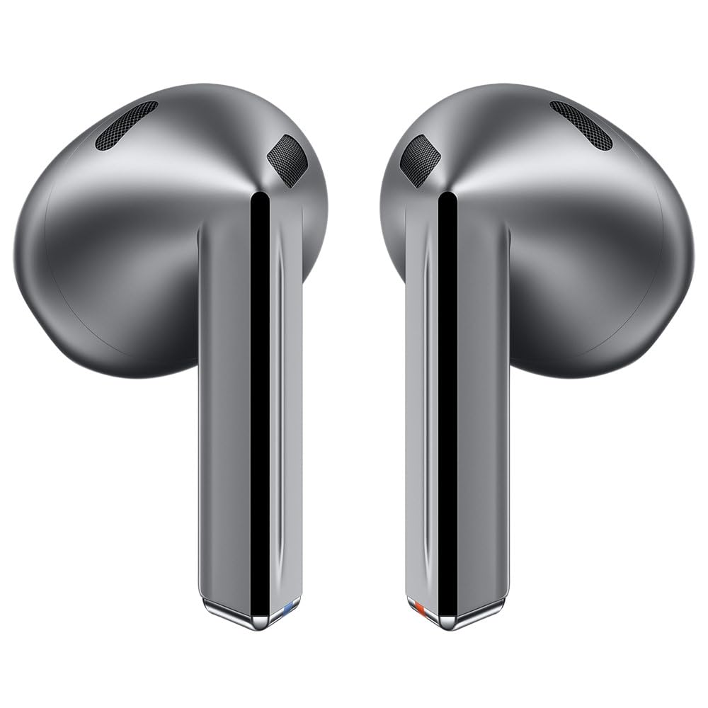SAMSUNG Galaxy Buds3 (2024) Wireless Bluetooth Earbuds with ANC, AI Real-Time Translation, Hi-Fi Sound & Water Resistance - Touch Control Noise Cancelling Earbuds for Travel, Workouts & Conference Calls (Silver, International Model)