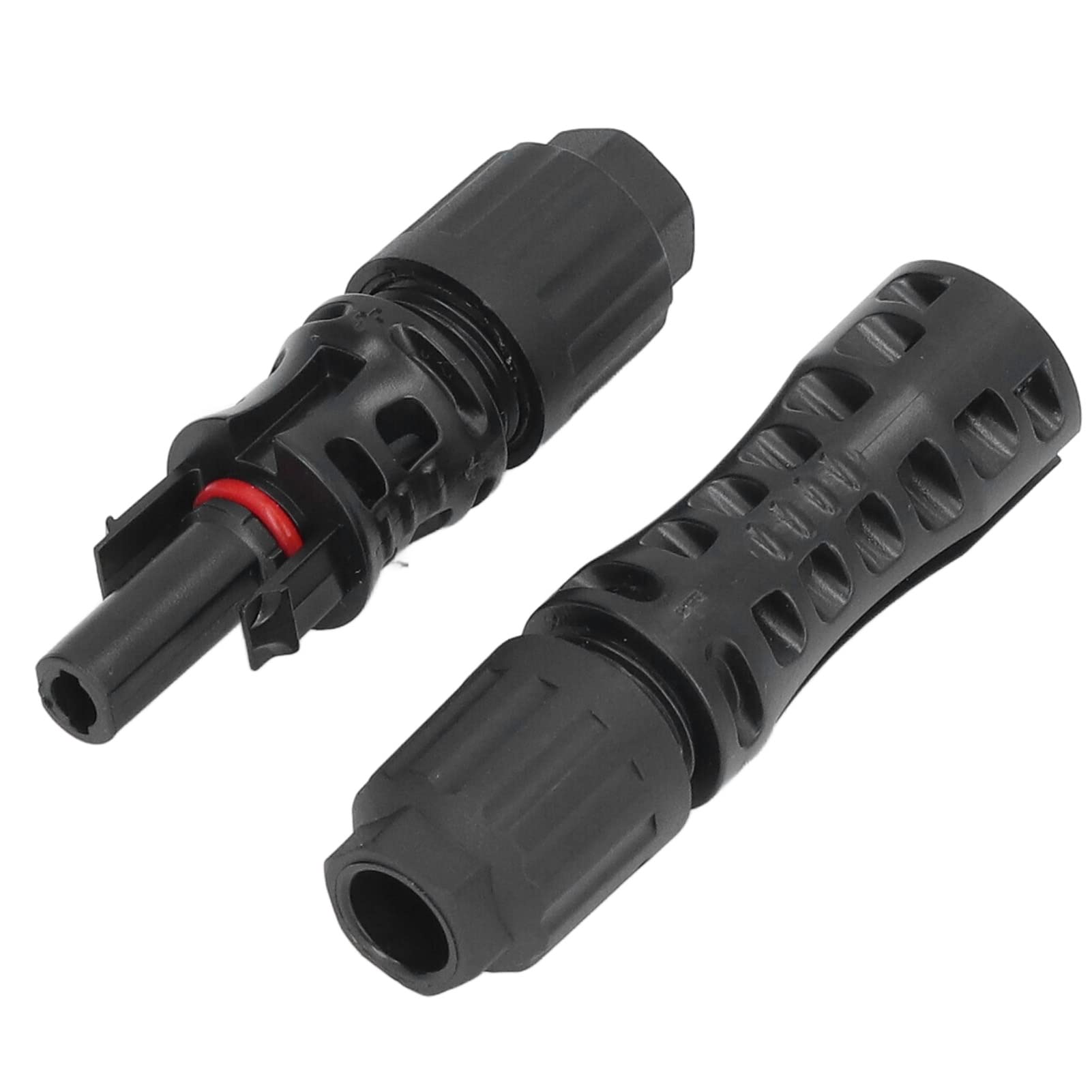 High-Quality Brass + PC Solar Connectors - Waterproof & Durable Electrical Connectors for Marine & Ship Applications - Perfect for Solar Panels, Boats & Outdoor Power Systems