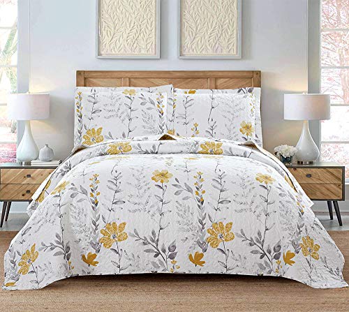 Yellow Floral Leaves