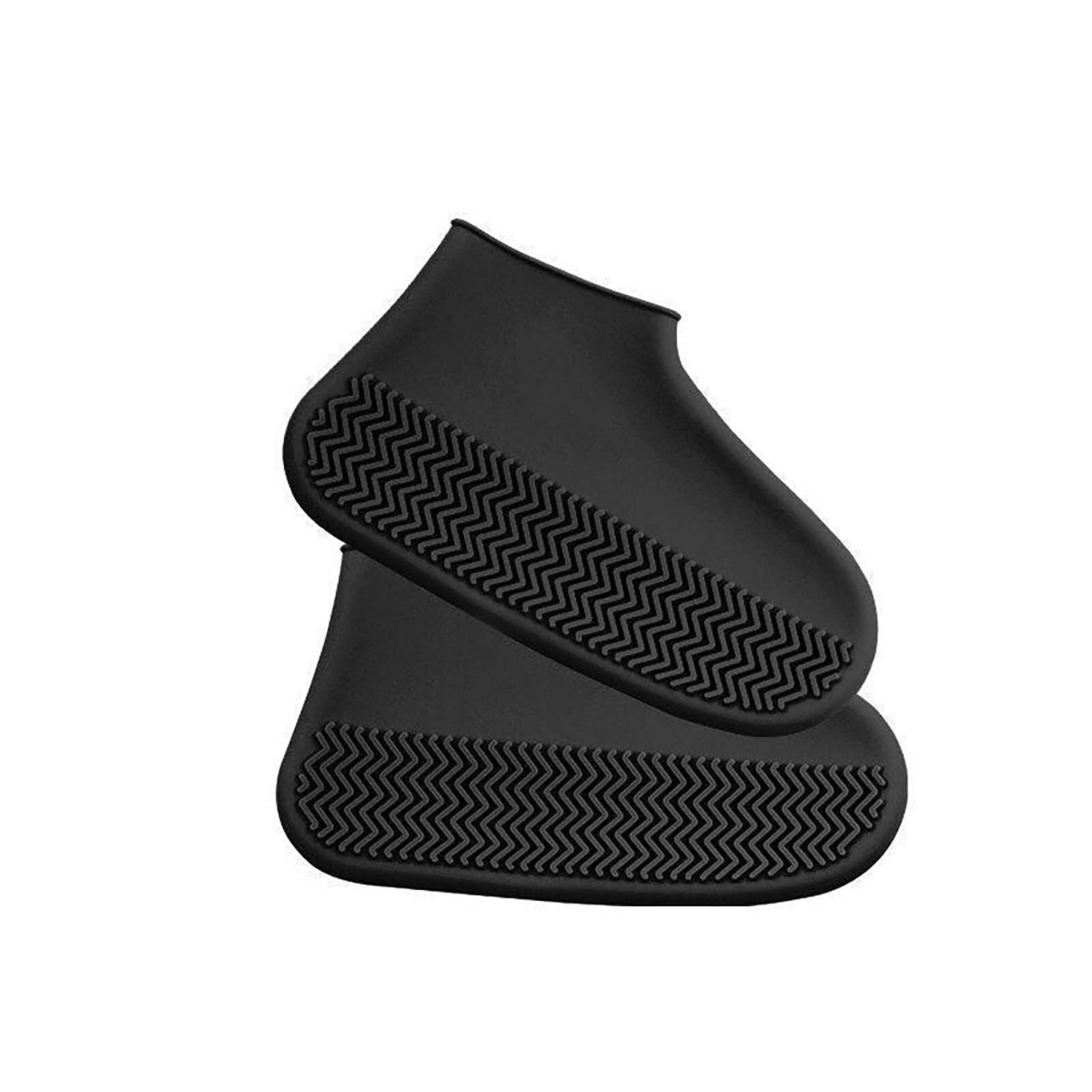 Waterproof Reusable Non-Slip Silicone Shoe Covers for Men & Women - Anti-Slip Rubber Rain Boot Protectors for Outdoor Hiking, Walking, and Rainy Day Commutes