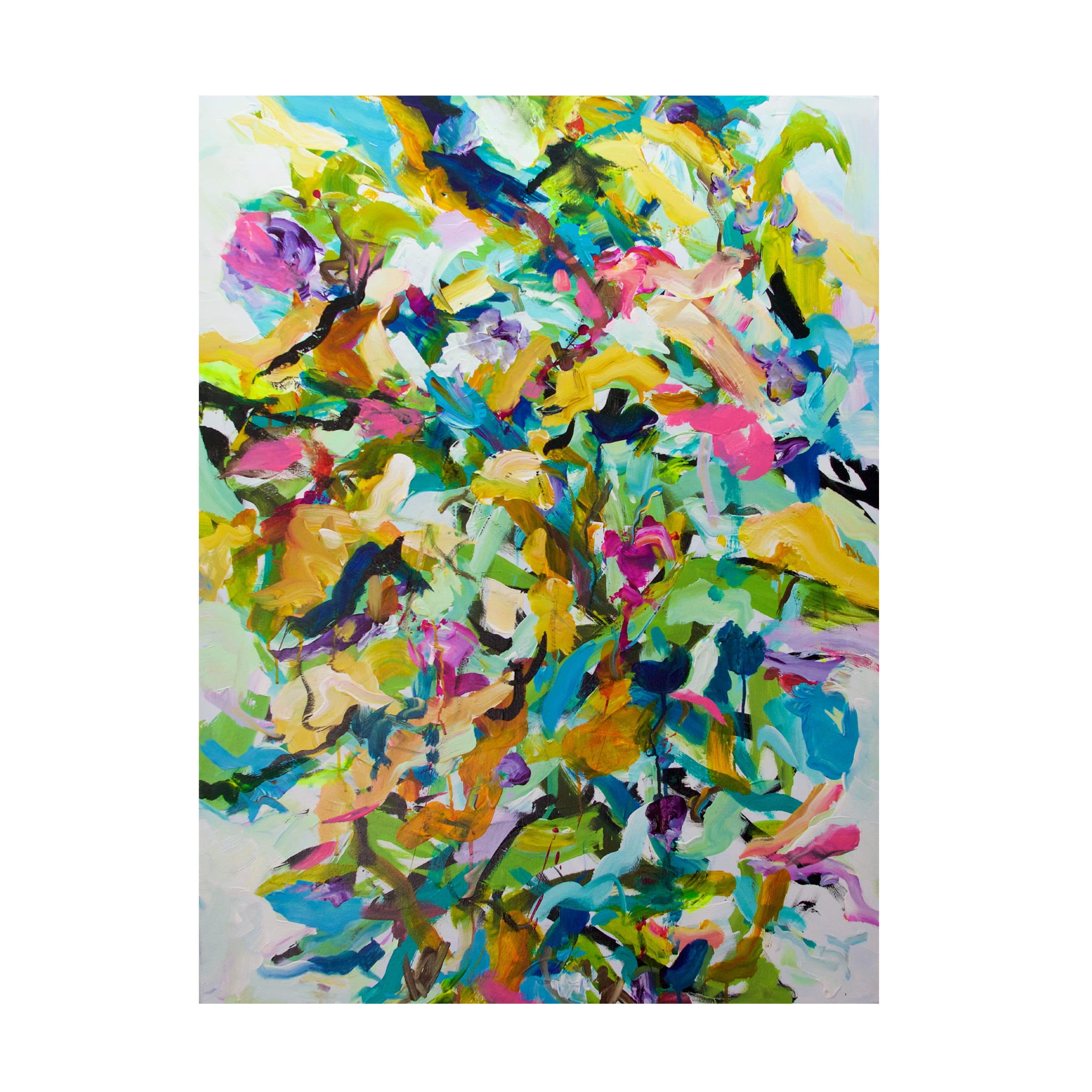Trademark Fine Art 'Morning Glory' Floral Canvas Wall Art by Allan Friedlander - Perfect for Living Room, Bedroom & Office Decor