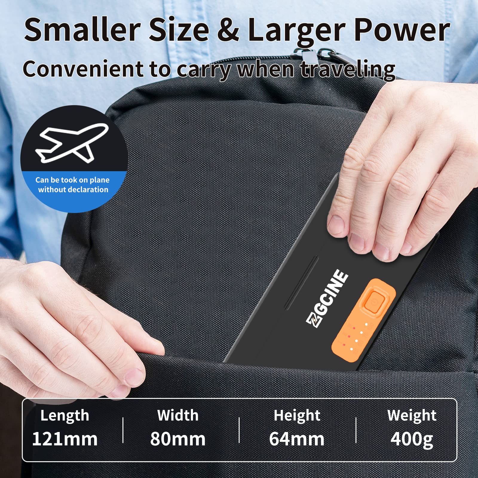 ZGCINE Wireless Charging Case for Rode Wireless GO 2, Wireless GO, Wireless GO (Gen 3), Wireless Pro & Wireless Me - Portable Power Bank for Rode Microphones | Perfect for Travel, Vlogging & Outdoor Recording