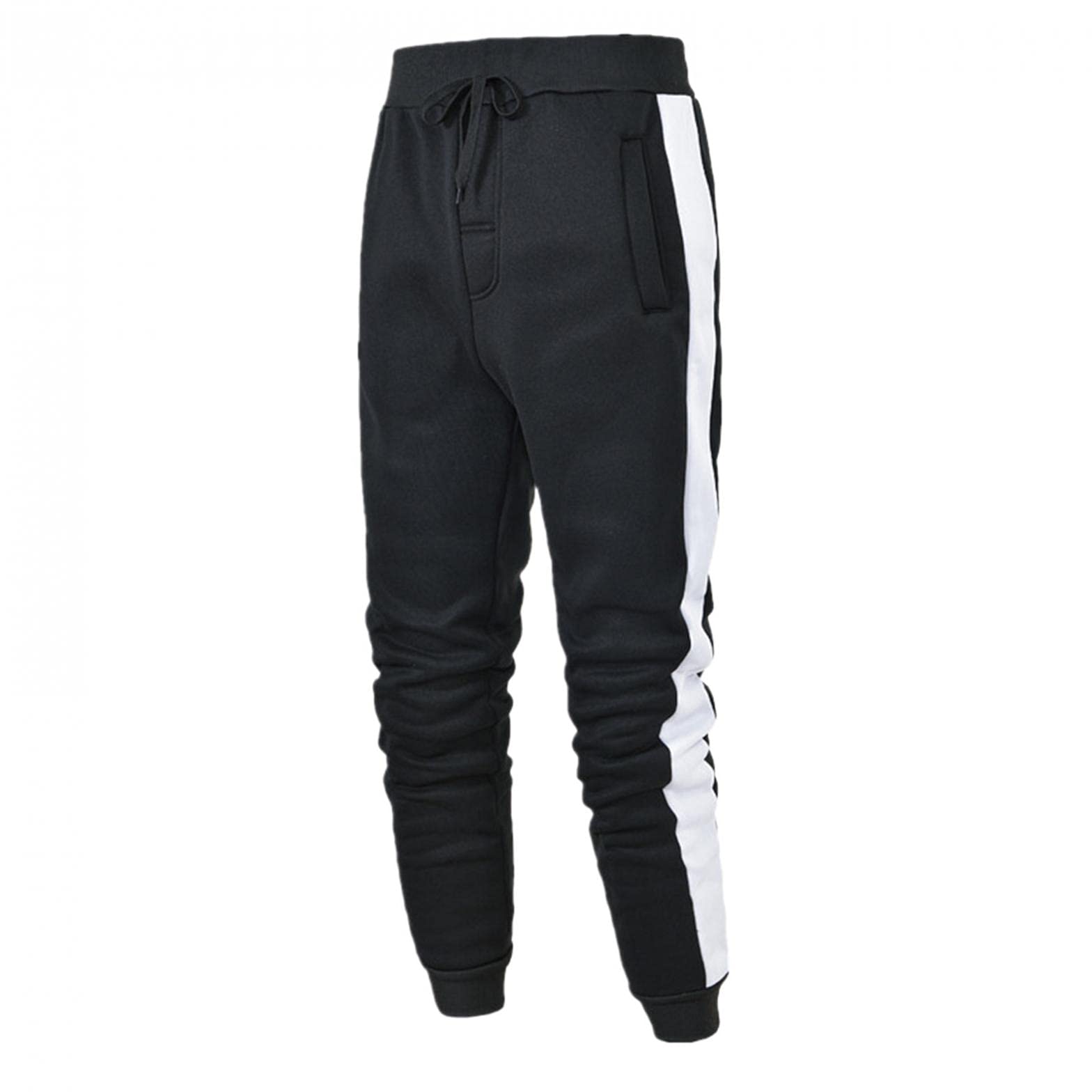 **Men's Slim Fit Joggers - Athletic Workout Sweatpants with Drawstring & Stitching Detail | Comfortable Sports Pants for Running, Gym & Casual Wear**