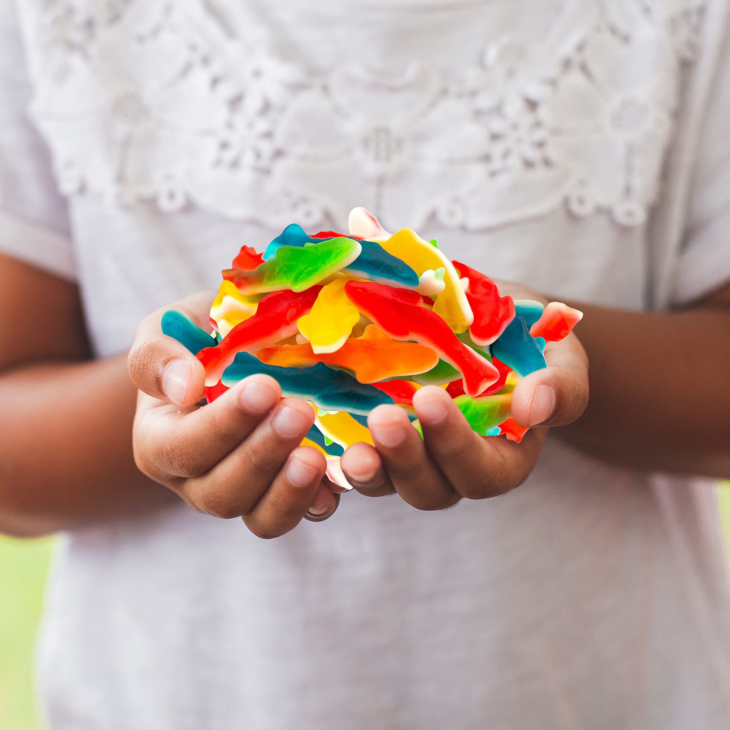 Gummy Sharks Candy - 11oz Pack - Assorted Fruit Flavors - Perfect for Birthday Parties, Movie Nights & Snack Time
