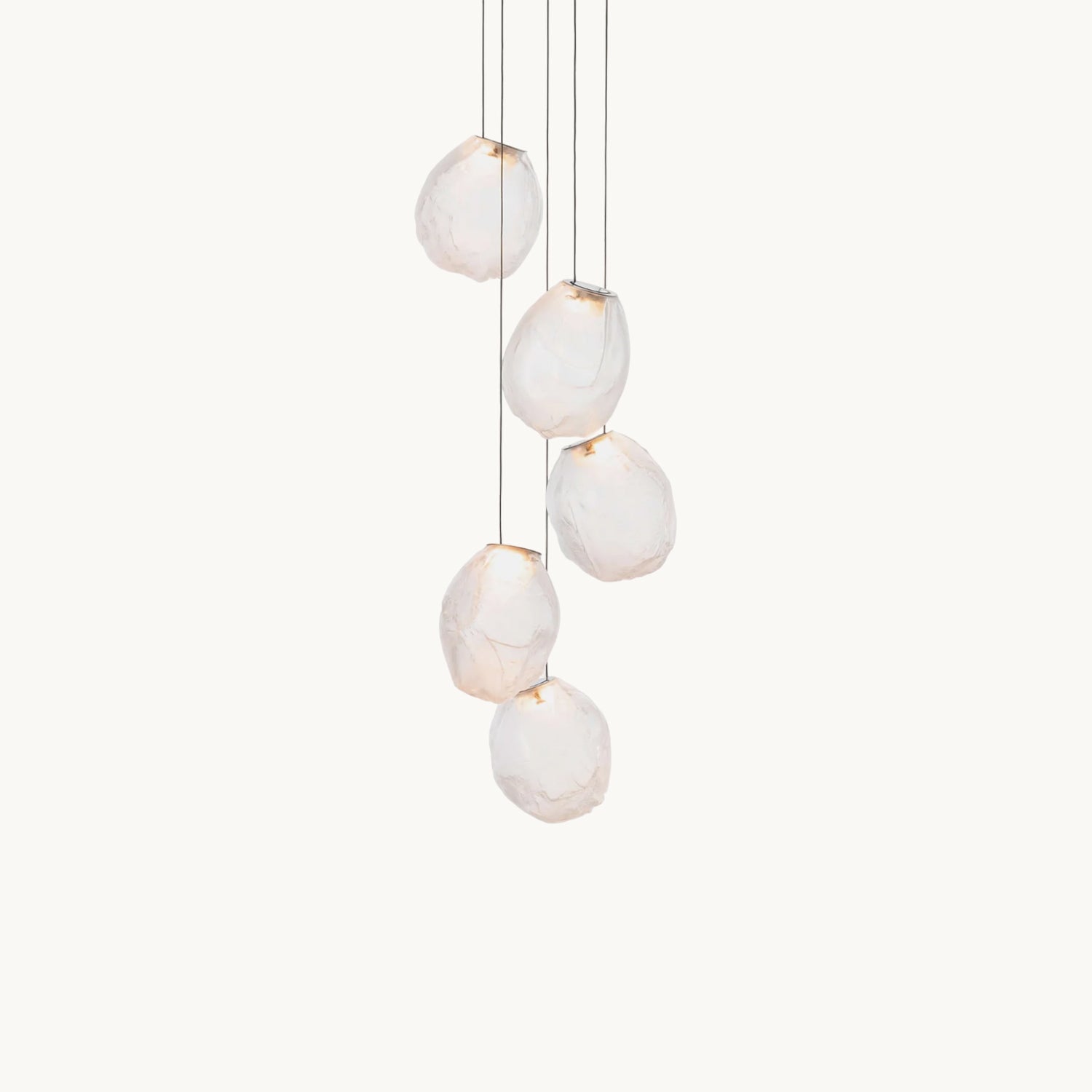 Stylish Blowing Liquid Glass Pendant Light - Modern Handcrafted Glass Chandelier for Dining Room, Kitchen Island & Bedroom Decor