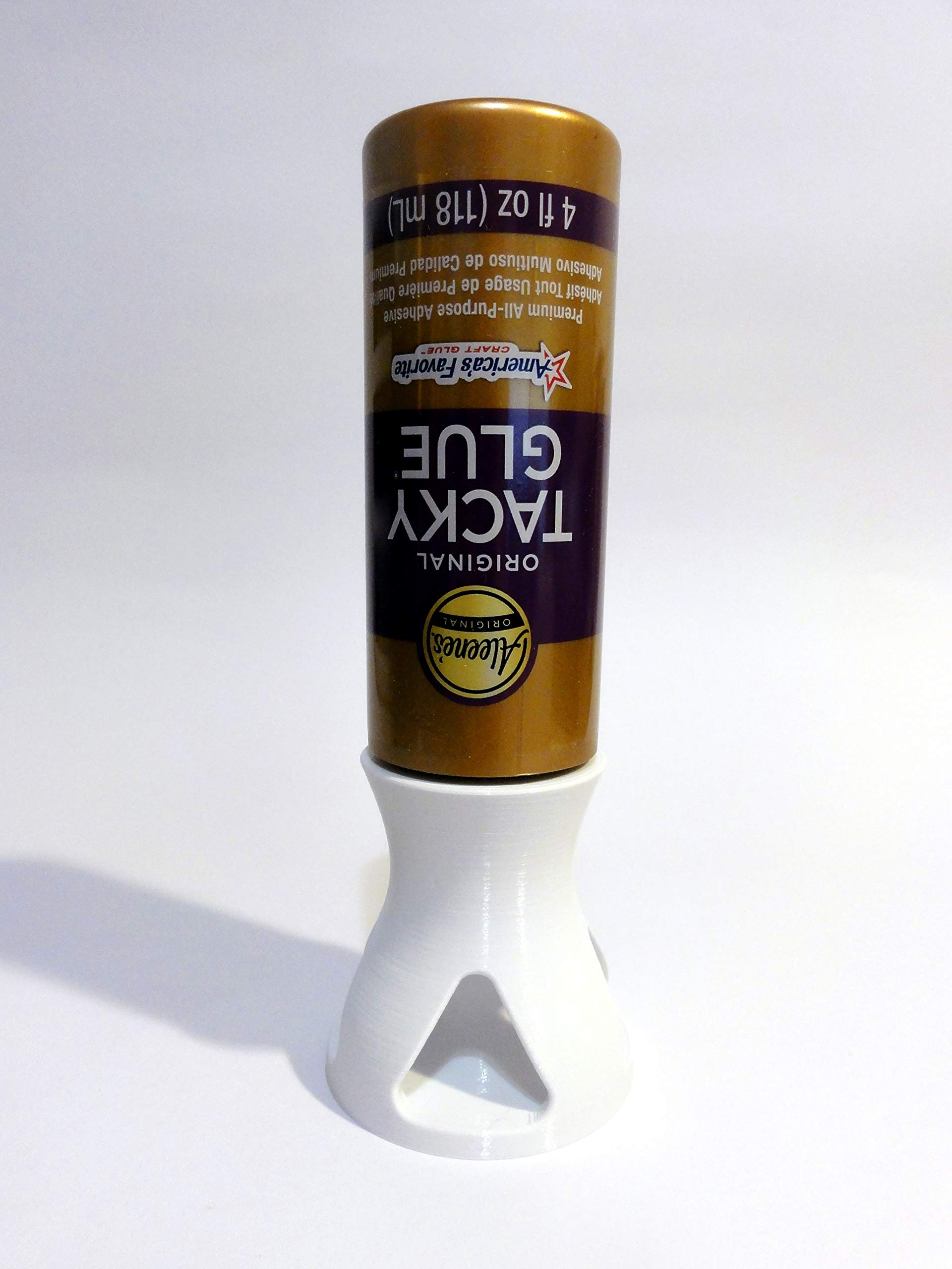 White Glue Holder Stand for Most Squeeze Bottles - Perfect for Crafting, DIY Projects & School Art Supplies
