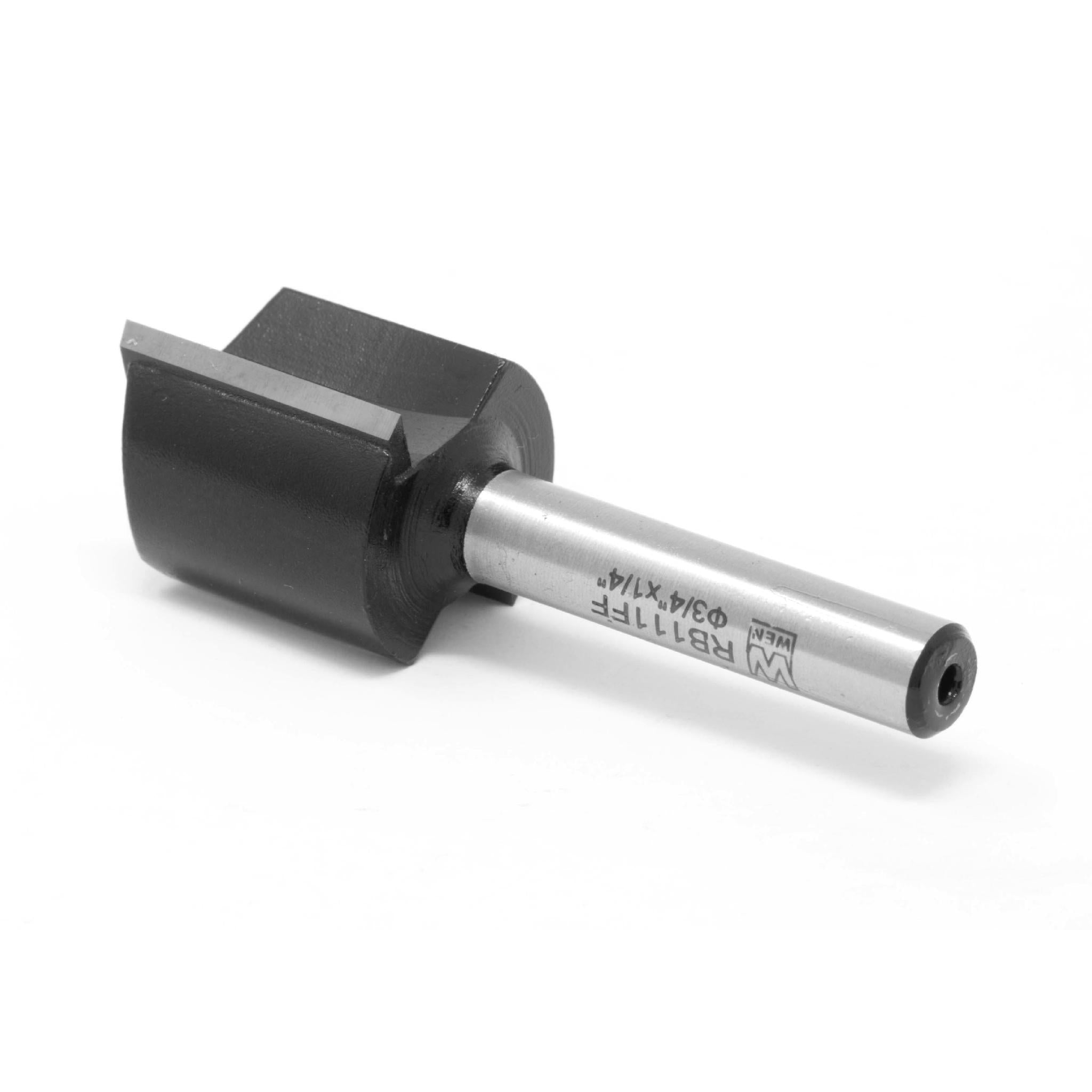 WEN RB111FF 3/4-Inch Straight 2 Flute Carbide Tipped Router Bit with 1/4-Inch Shank - Perfect for Woodworking, Cabinetry, and DIY Projects