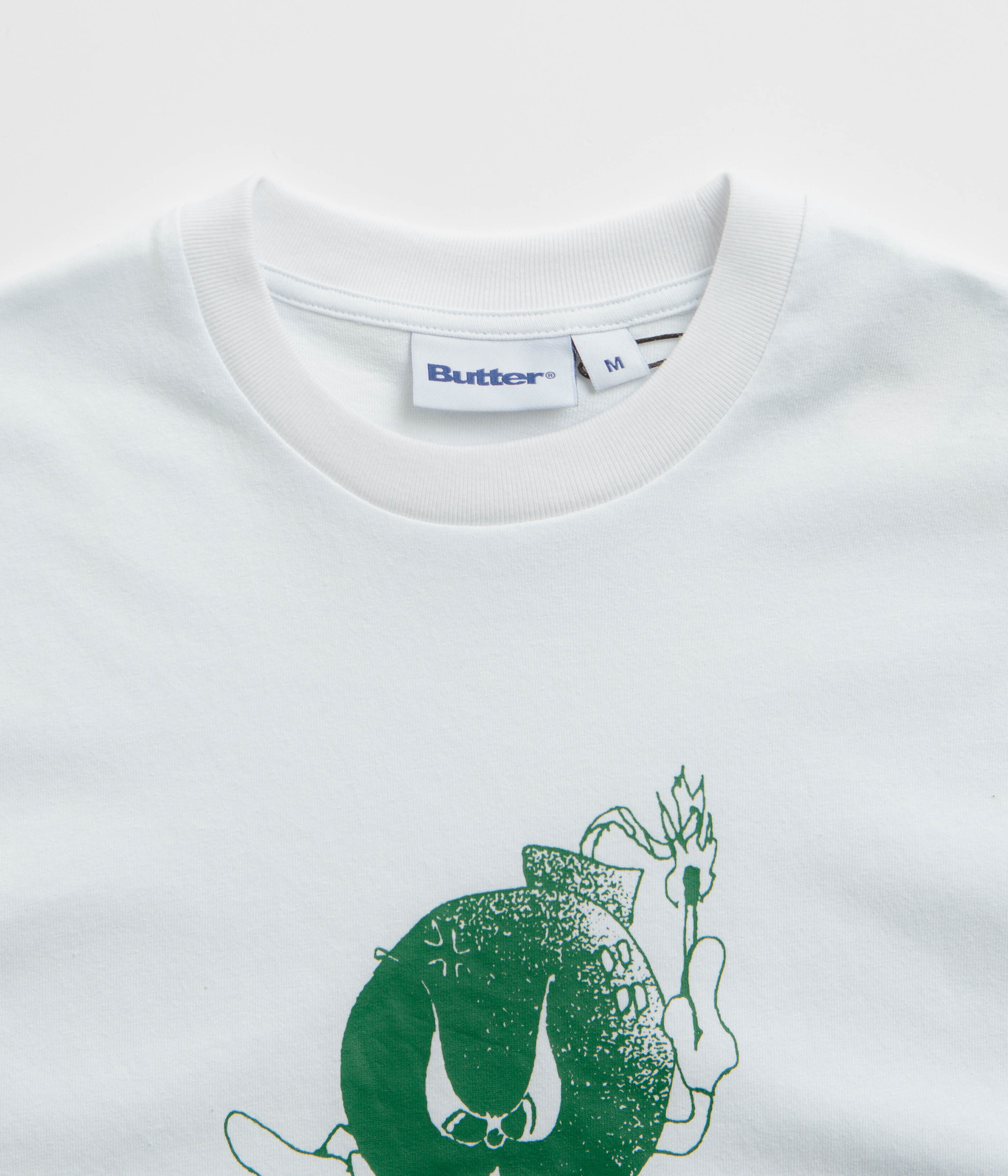 Butter Goods Bomb Graphic T-Shirt for Men - White - Casual Streetwear for Everyday Wear & Urban Fashion