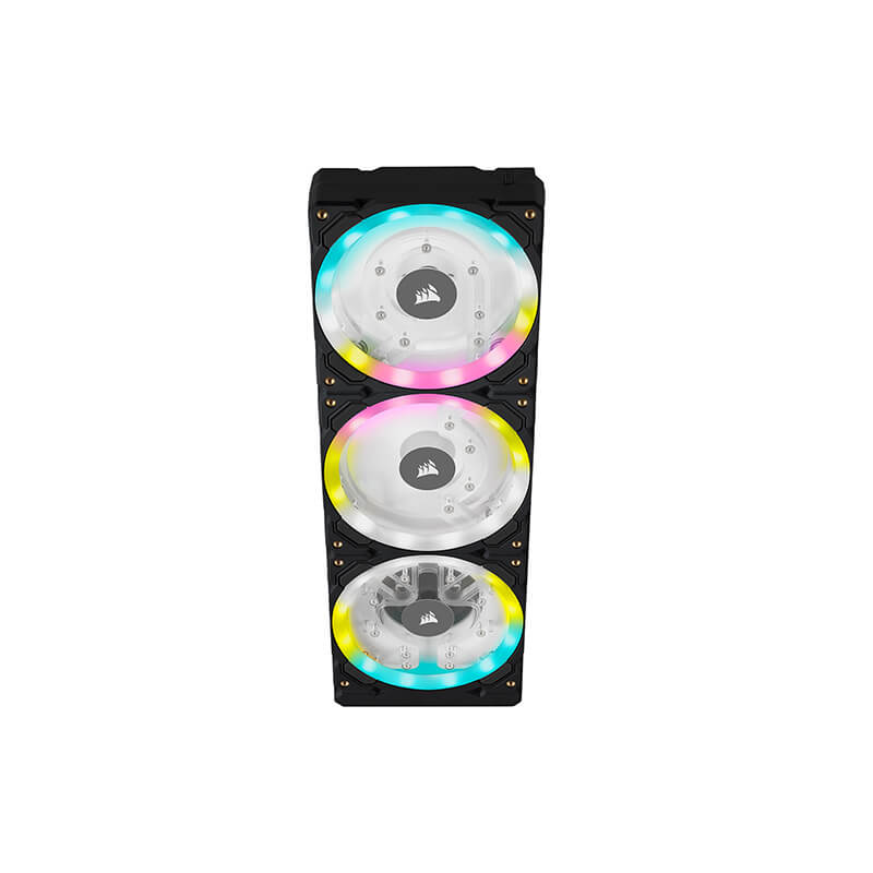 Corsair Hydro X Series XD7 RGB 360mm Water Cooling Distribution Plate - Black | High-Performance PC Liquid Cooling Solution for Gaming Rigs & Custom Builds