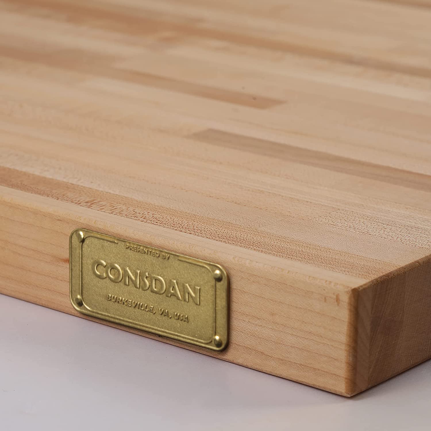 CONSDAN Solid Hardwood Butcher Block Countertop - 1.5