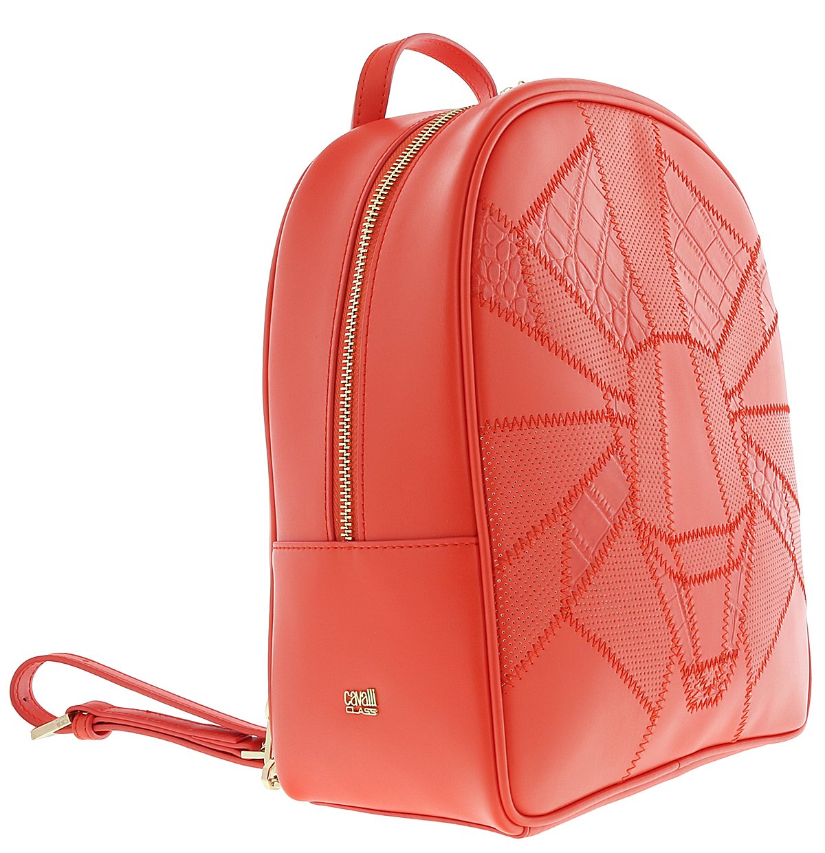 Roberto Cavalli GQLPAL 61 Coral Elisabeth 004 Women's Designer Backpack - Stylish & Durable for Work, Travel & Daily Use