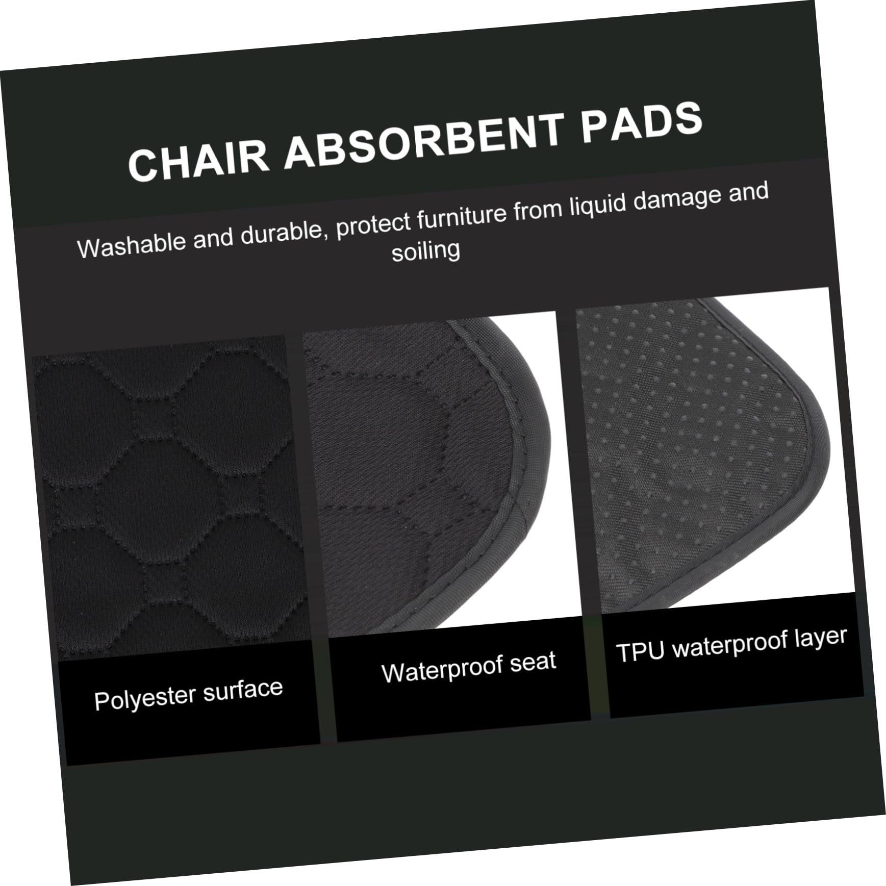 Anneome 2-Pack Washable Absorbent Seat Cushions - Waterproof Sofa & Car Seat Protectors for Pets, Furniture & Vehicles - Ideal for Home, Office, Travel & Outdoor Use