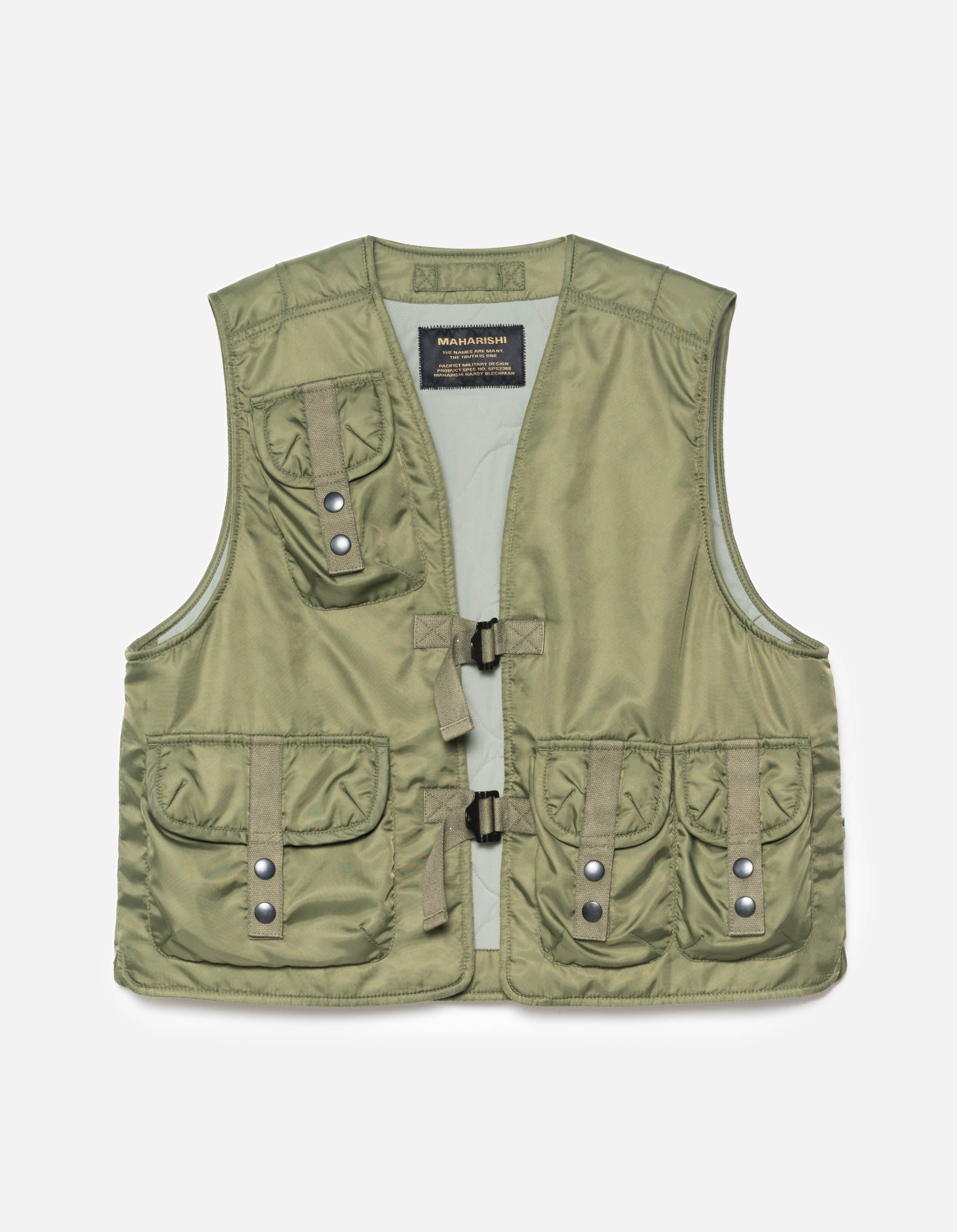 6228 M.A.L.I.C.E Padded Utility Vest - Olive OG 107F Tactical Vest for Outdoor Adventure, Hiking & Military Use | Durable Combat Gear with Padded Shoulders