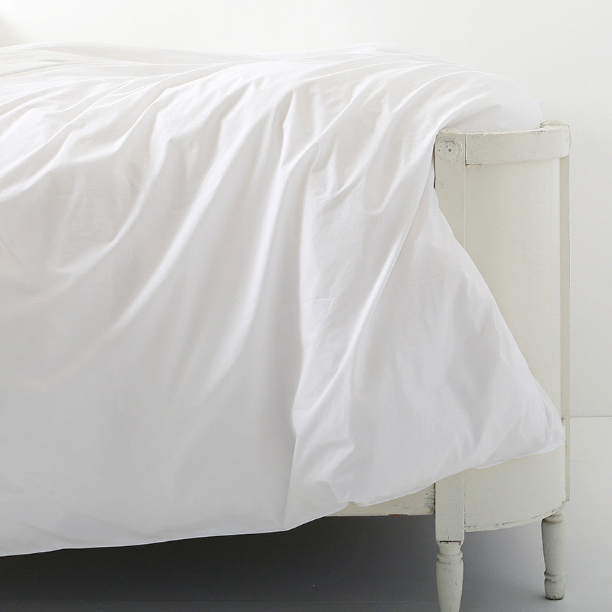 Rachel Ashwell® Liliput White Flange Bedding Set - Luxury Cotton Duvet Cover & Pillowcases for Girls & Teens - Perfect for Bedroom Decor, Guest Rooms & Cozy Sleep
