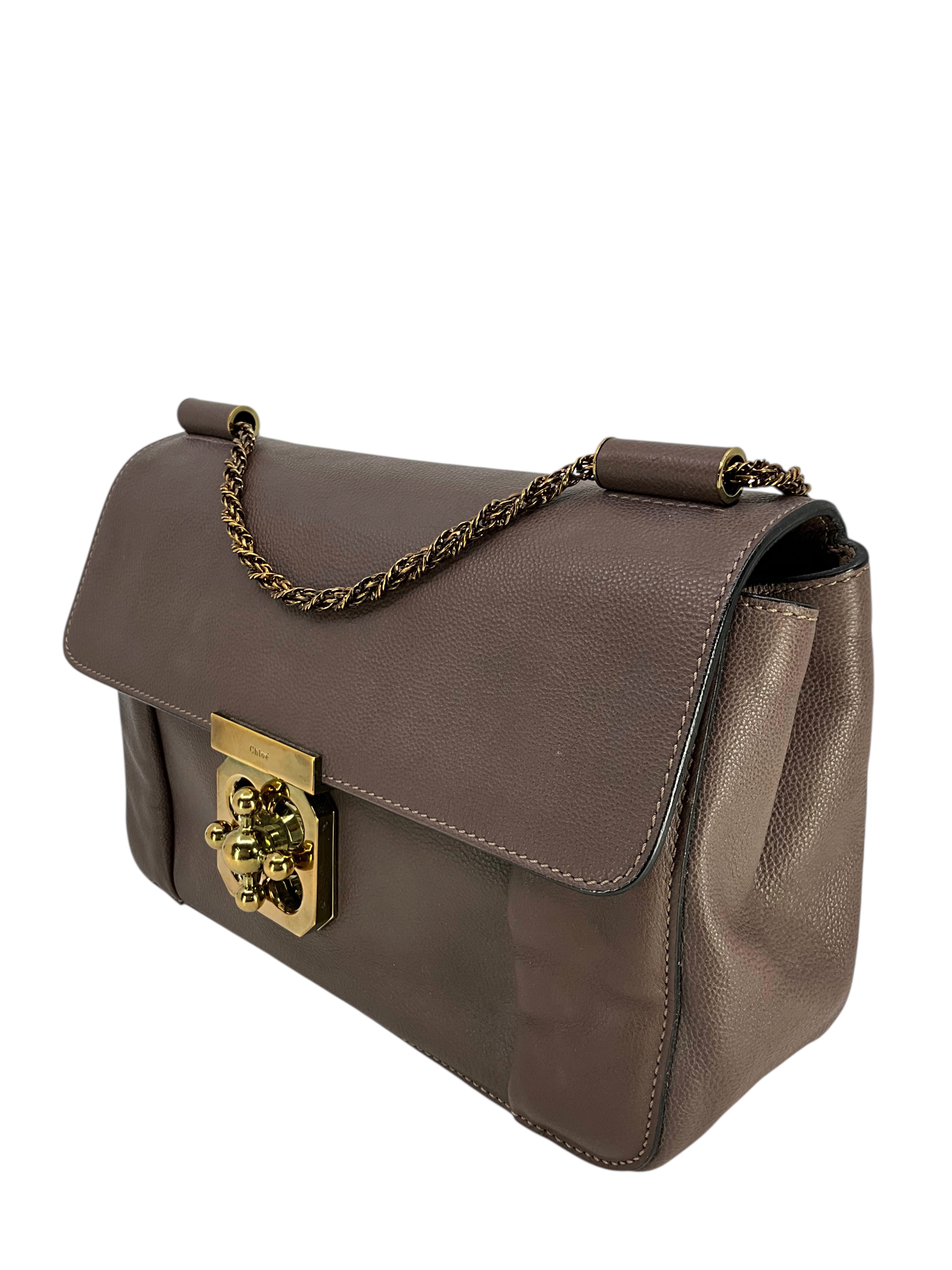 Chloe Medium Elsie Shoulder Bag - Genuine Calfskin Leather Crossbody Purse for Women | Perfect for Work, Date Night & Travel Accessories