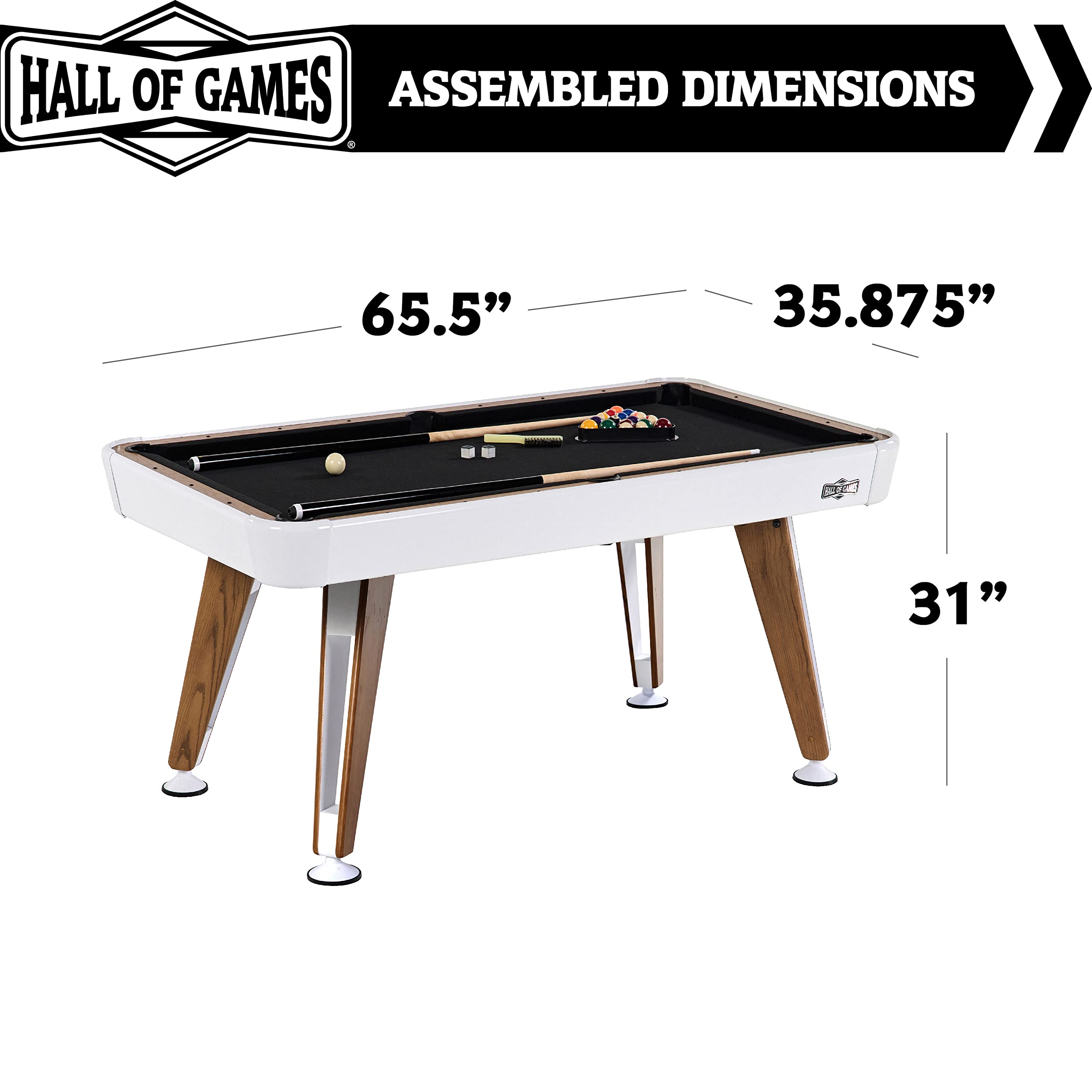 Premium Billiard Pool Tables - Multiple Styles with Preassembled Playfields & Complete Accessory Sets | Perfect for Family Game Rooms, Man Caves & Entertainment Spaces