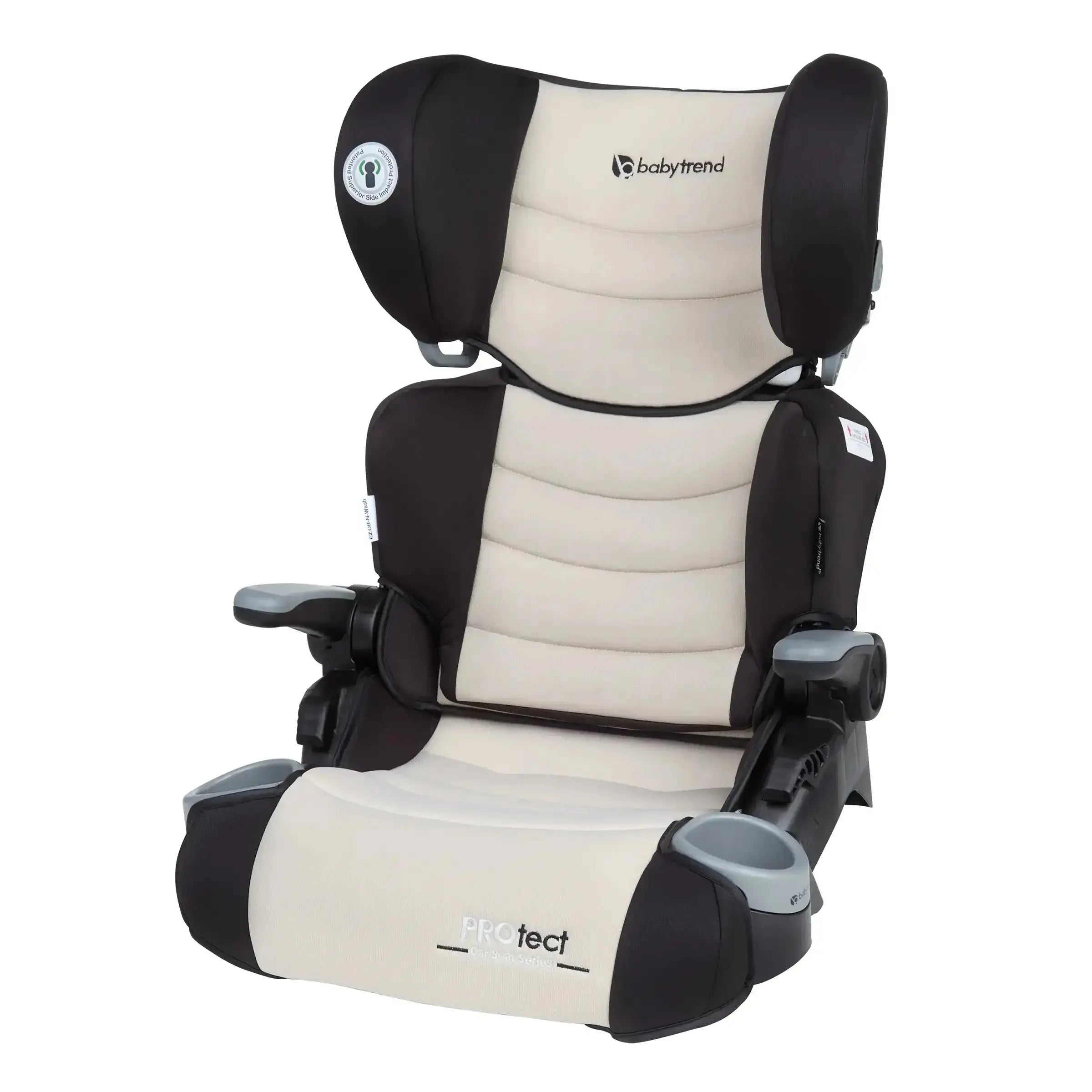 PROtect 2-in-1 Folding Booster Car Seat for Kids - Convertible High Back & Backless Car Seat for Travel & School - Safe & Portable for Toddlers 3-12 Years Old