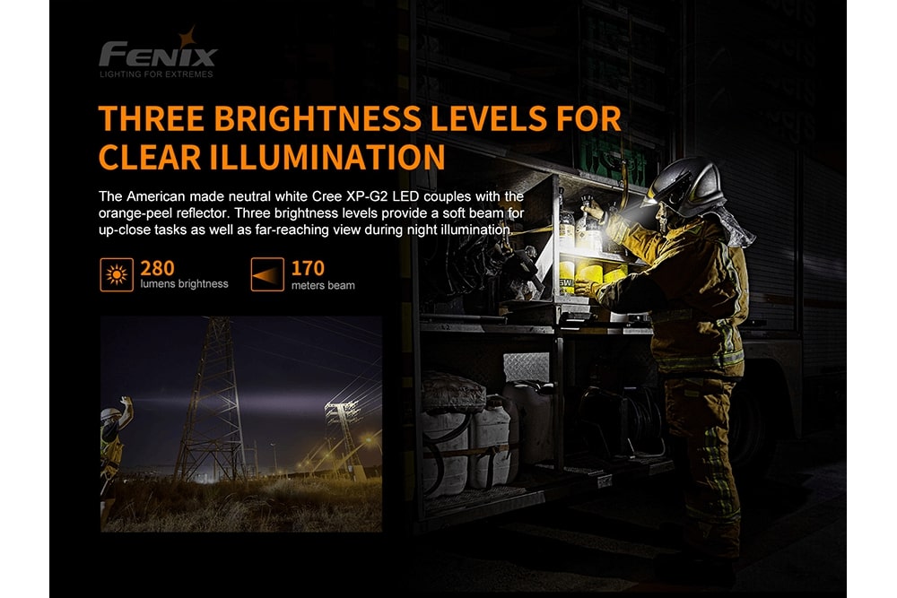 Fenix WF30RE Intrinsically Safe Flashlight - 280 Lumens LED Flashlight for Hazardous Areas | Perfect for Oil Rig, Mining, Chemical Plant & Emergency Use