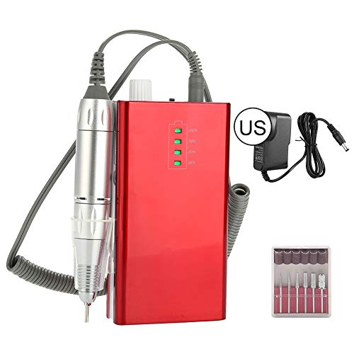 Professional Cordless Electric Nail Drill Pen - 30000 RPM Portable Rechargeable Manicure Machine with US Plug | Perfect for Home Nail Care, Salon Professionals & DIY Manicures