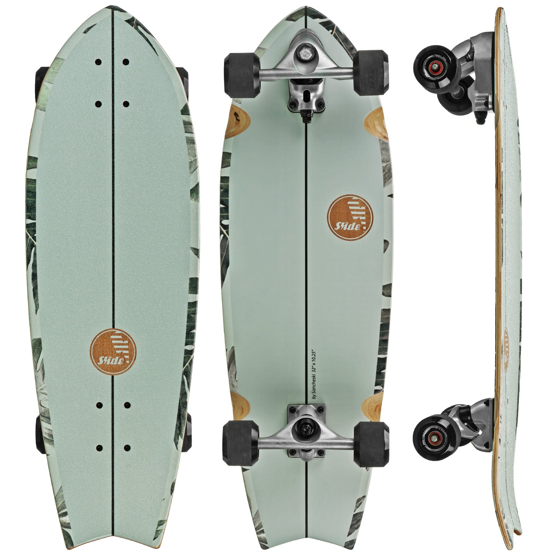 Best Slide Surfskate Street Surf Skateboard - Carving & Cruising Board for Urban Commuting & Fun Rides