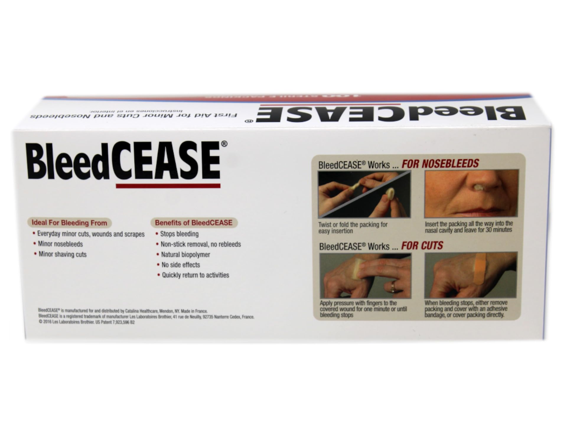 BleedCEASE Hemostatic Gauze - Box of 100 | Fast-Acting Blood Clotting for Wounds & Injuries | First Aid, Emergency, Surgery & Trauma Care