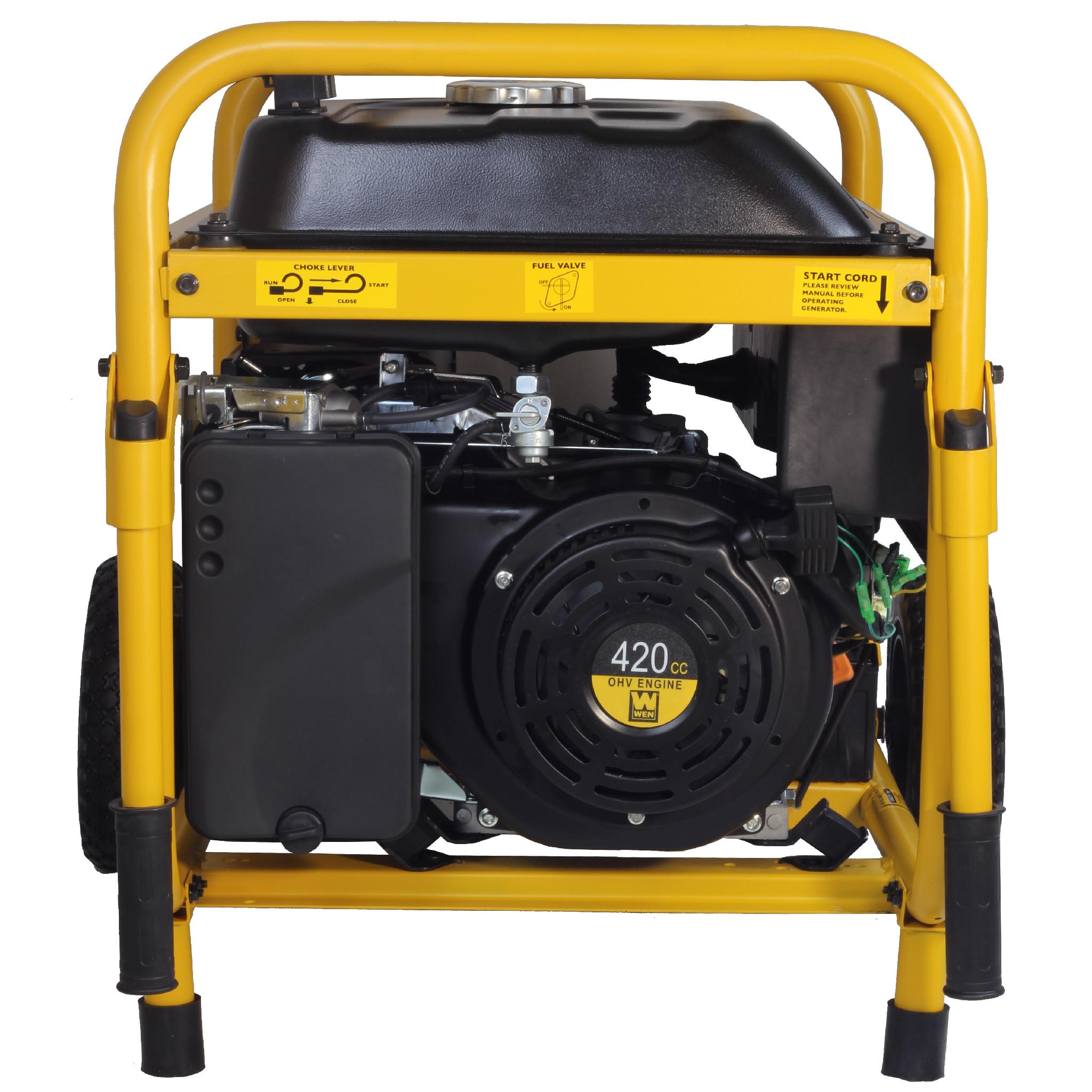 WEN 56877 9000 Watt Portable Electric Start Generator - Reliable Power Backup for Home, Camping & Emergency Use