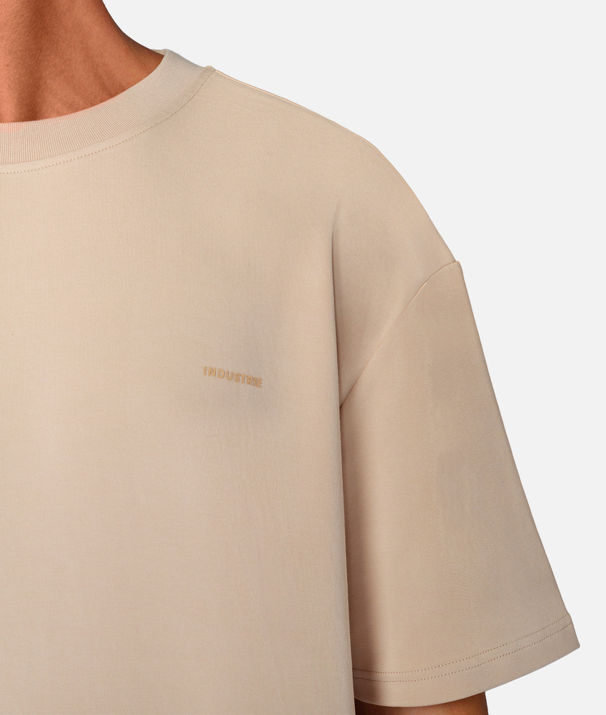 The Newport Tee - Soft Cotton Crewneck T-Shirt in Camel for Men | Casual Everyday Wear & Layering Essential