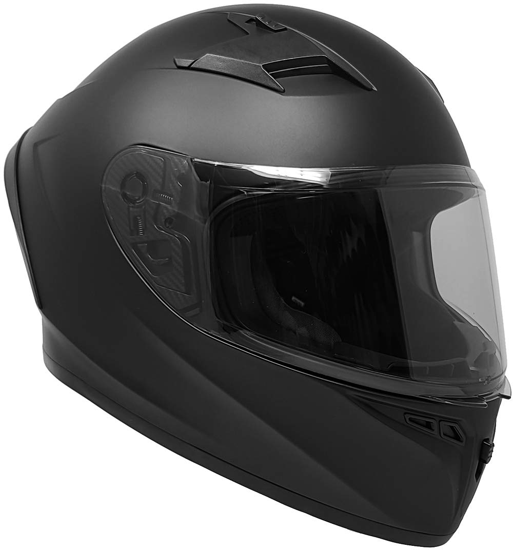 GDM Venom Full Face Motorcycle Helmet - DOT Approved for Street & Racing - Lightweight & Comfortable for Long Rides - Perfect for Cruiser, Sport Bike & Touring Riders
